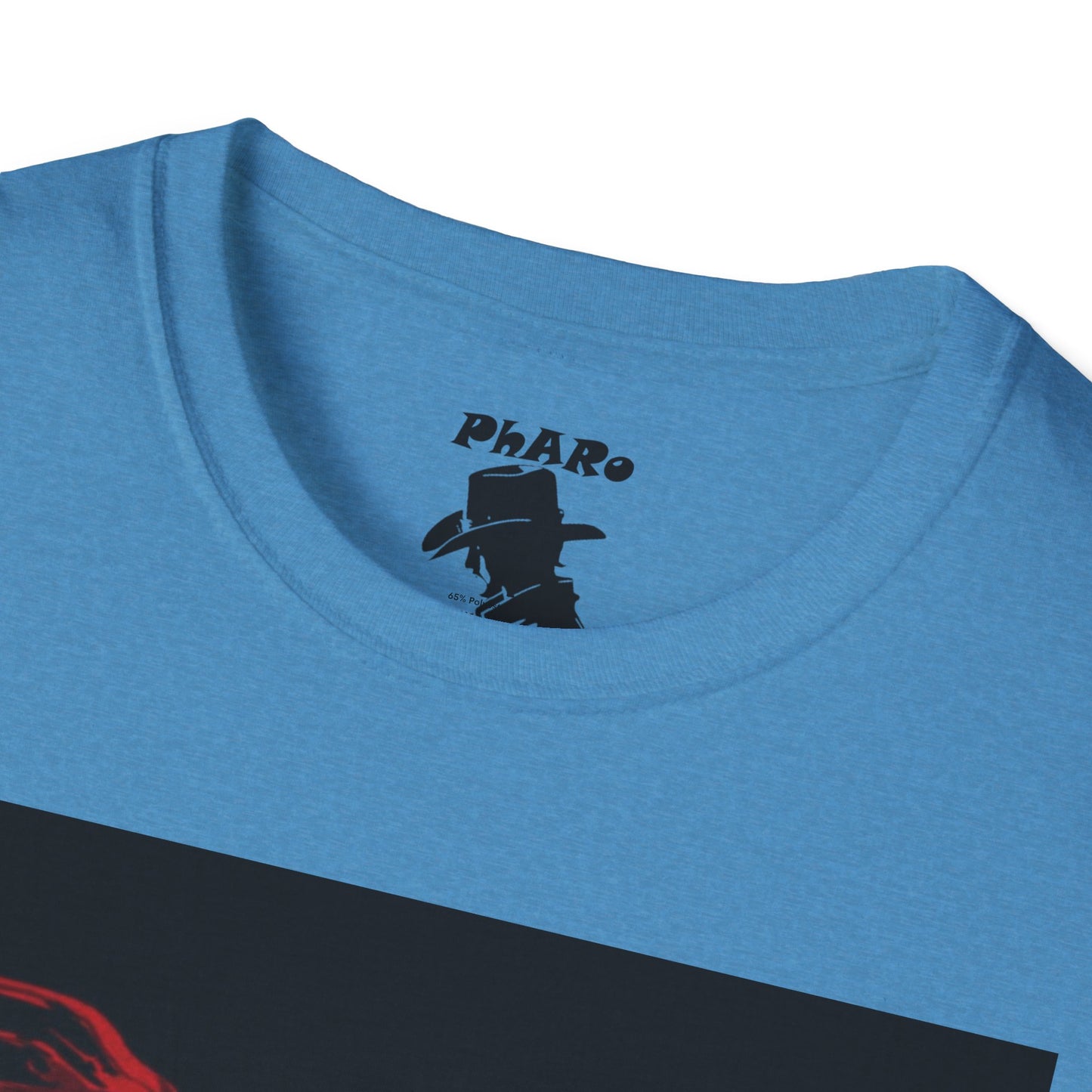 Unisex Softstyle T-Shirt - Fierce Red Turtle Design