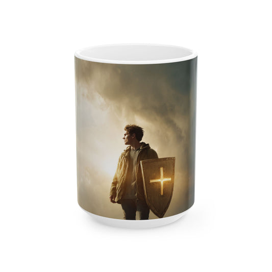 Freedom Warriors Ceramic Mug, Motivational Coffee Cup, Gift for Warriors, Unique Tea Mug, Perfect for Everyday Use