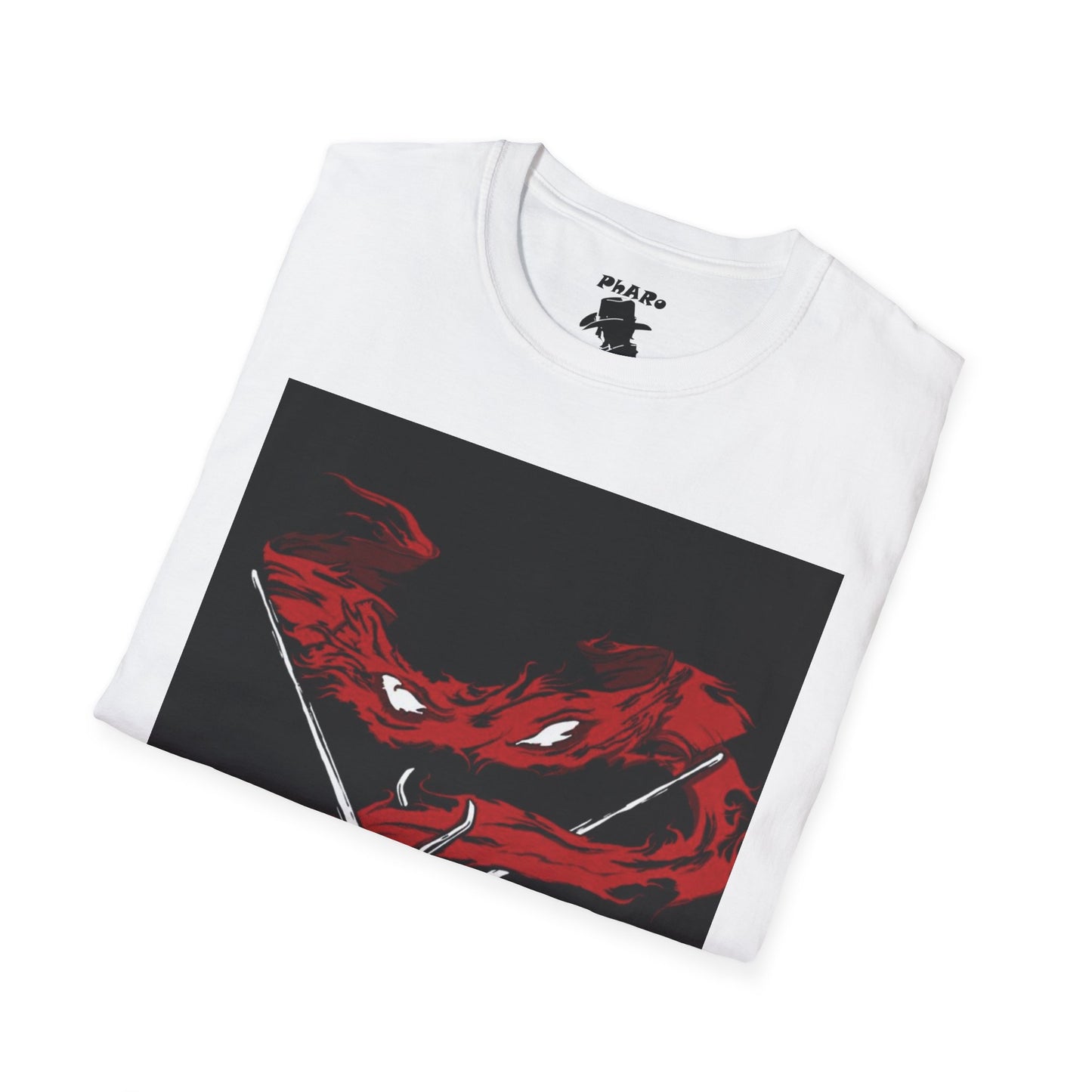 Unisex Softstyle T-Shirt - Fierce Red Turtle Design