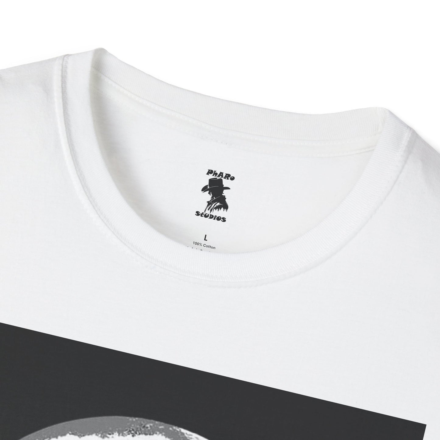 Ninja Silhouette Unisex Softstyle T-Shirt - Moonlight Design