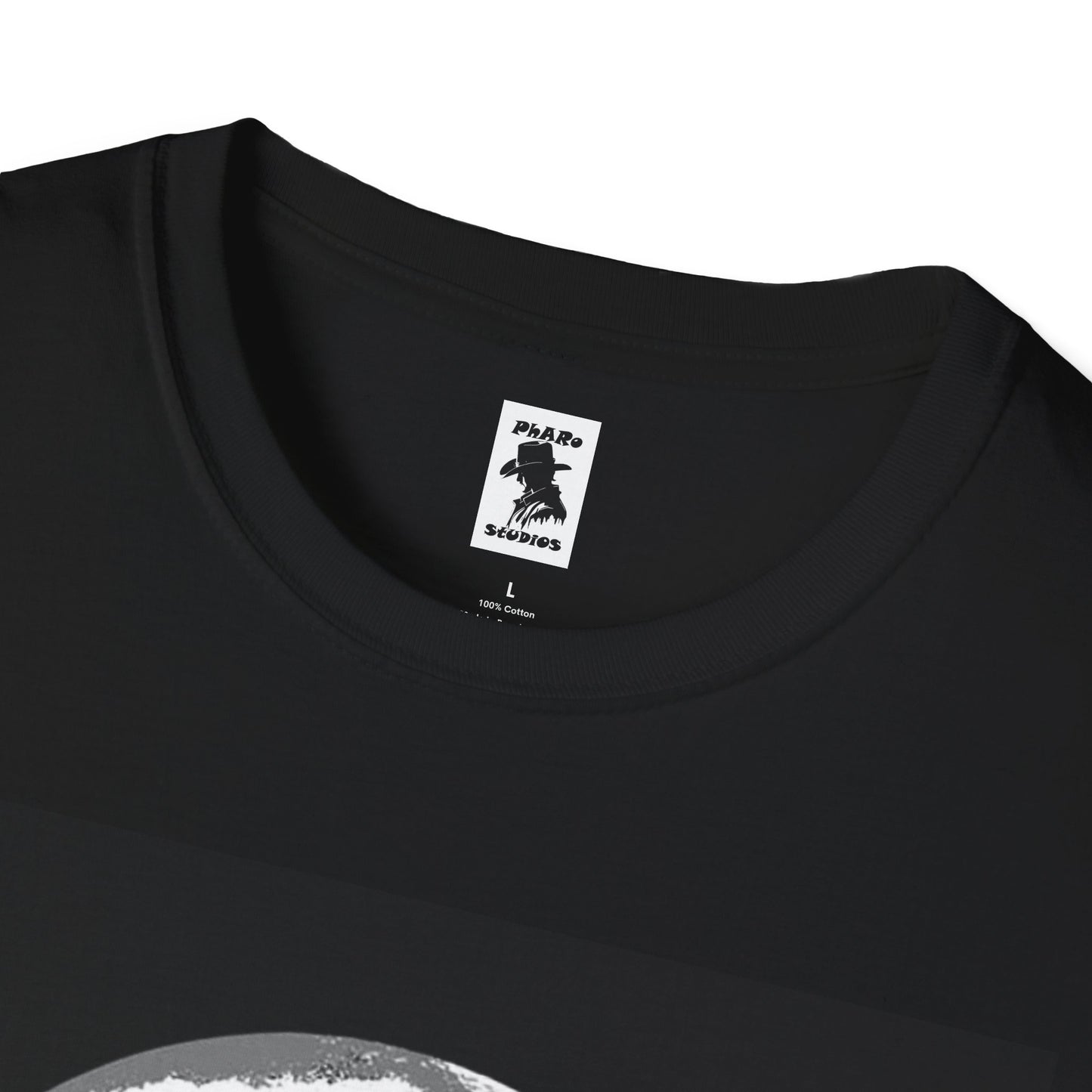Ninja Silhouette Unisex Softstyle T-Shirt - Moonlight Design