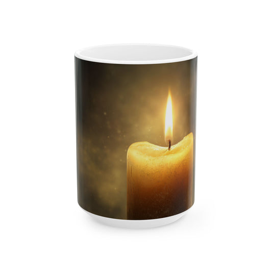Lightbearer Ceramic Mug, Cozy Drinkware, Perfect for Home Decor, Gift for Coffee Lovers, Warm Atmosphere, Relaxing Moments