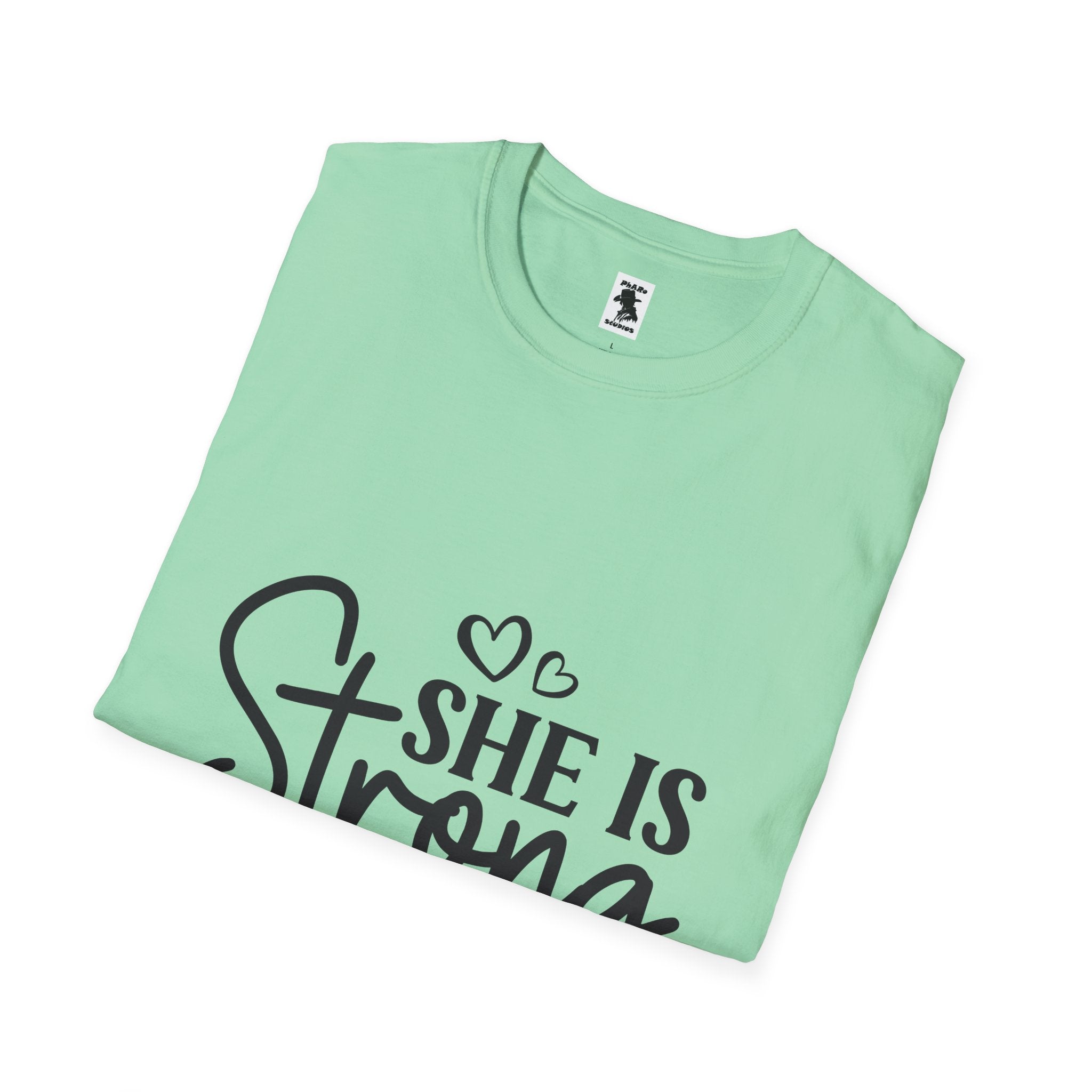 She Is Strong Proverbs 31:25 Unisex Softstyle T-Shirt