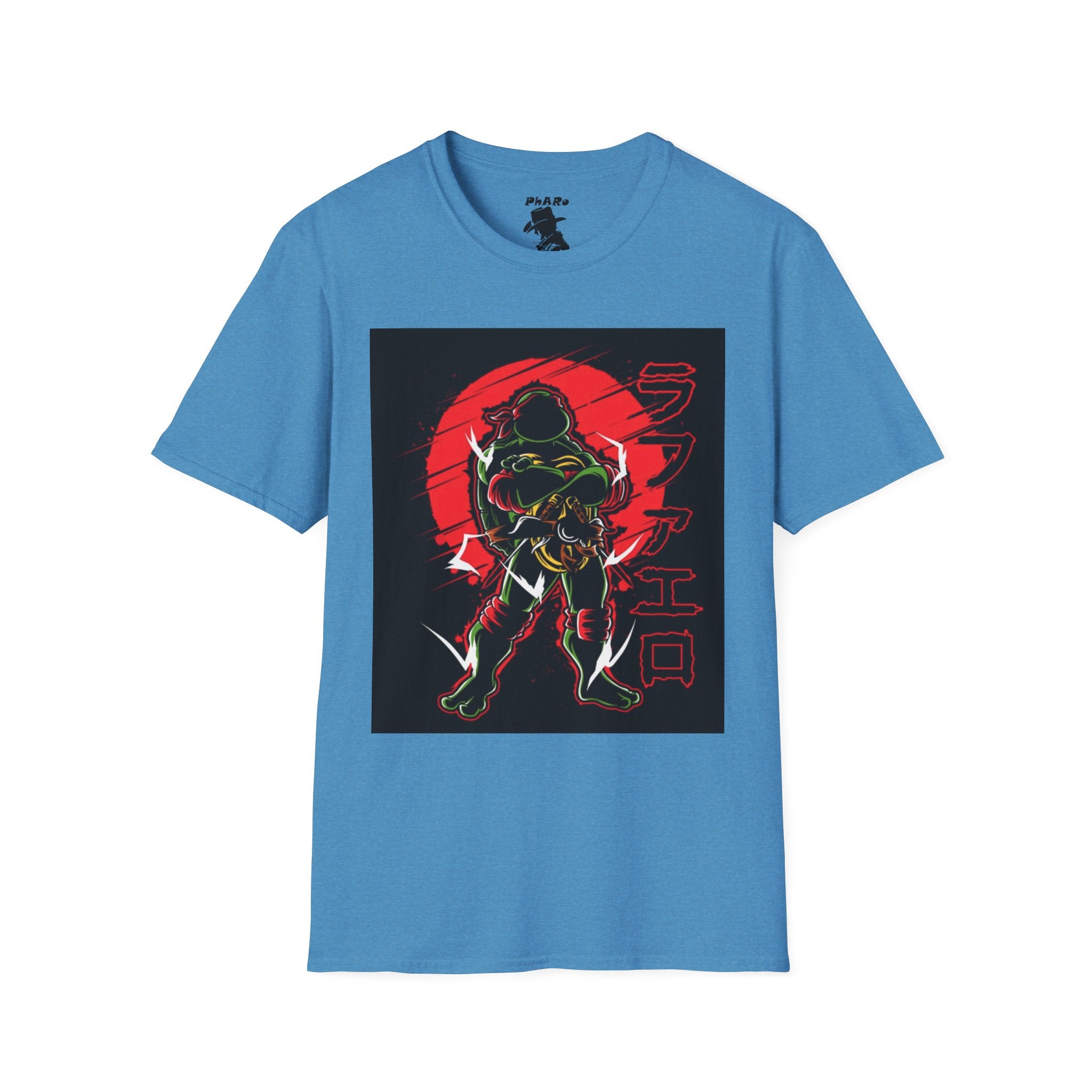 Unisex Softstyle Graphic T-Shirt - Retro Raph Ninja Design