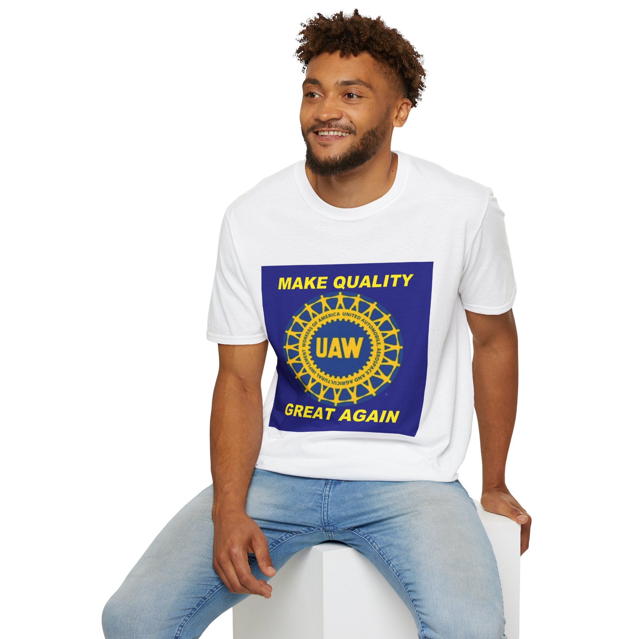 UAW Make Quality Great Again Unisex Softstyle T-Shirt