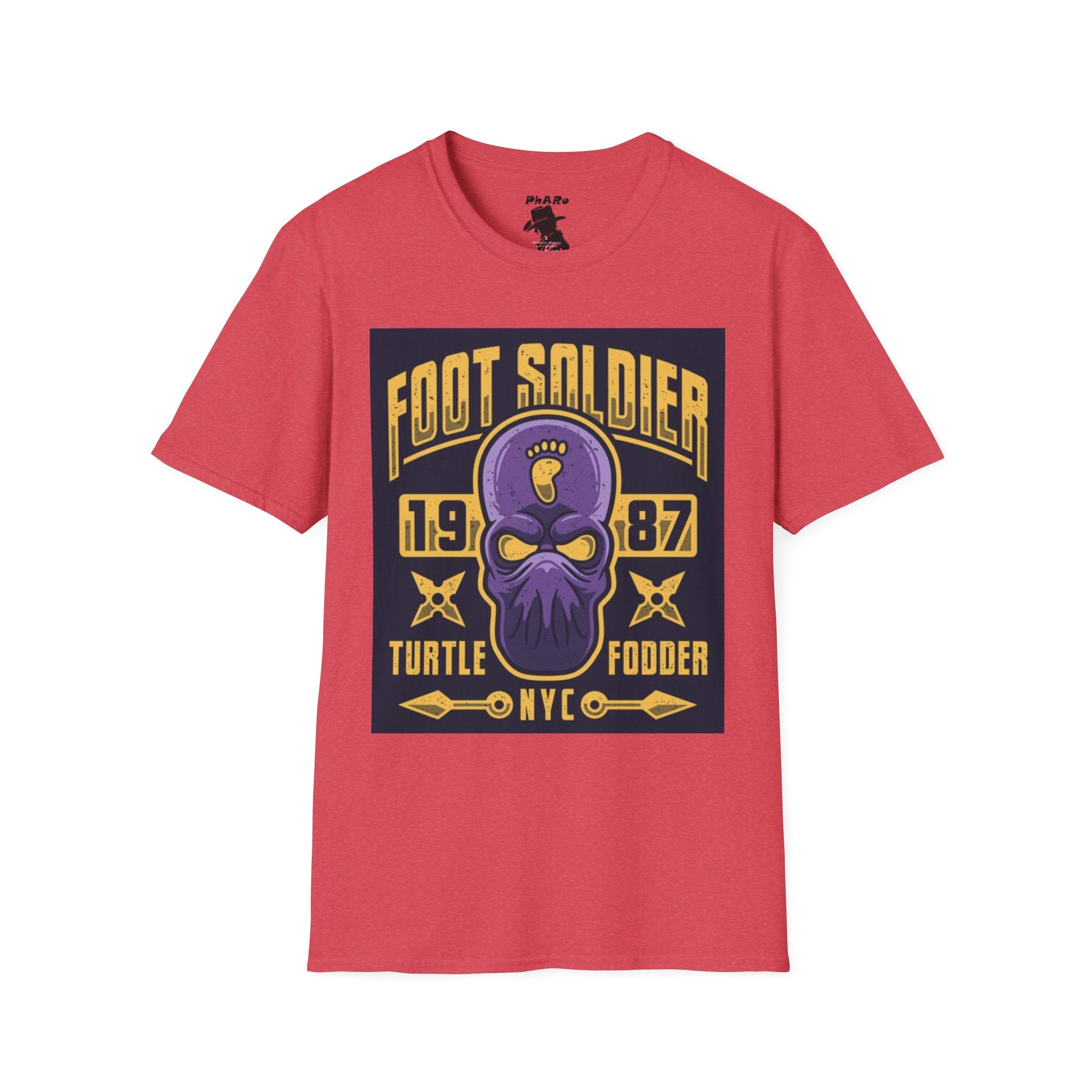 Foot Soldier Graphic Unisex T-Shirt - Vintage Style Turtle Fooder NYC Tee