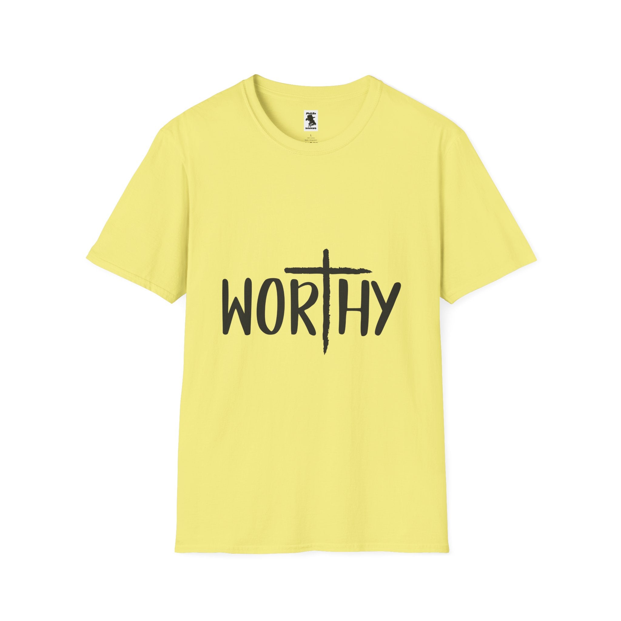 Worthy Unisex Softstyle T-Shirt - Faith-Inspired Apparel for Everyday Empowerment
