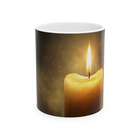 Lightbearer Ceramic Mug, Cozy Drinkware, Perfect for Home Decor, Gift for Coffee Lovers, Warm Atmosphere, Relaxing Moments