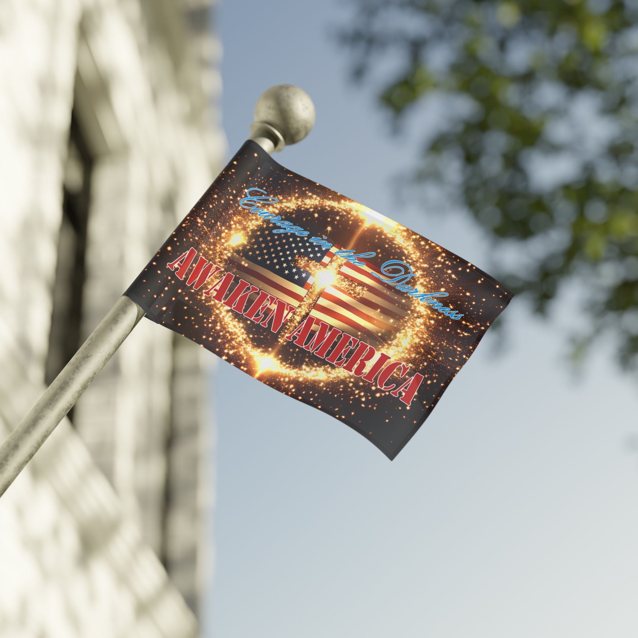 Courage in the Darkness Flag