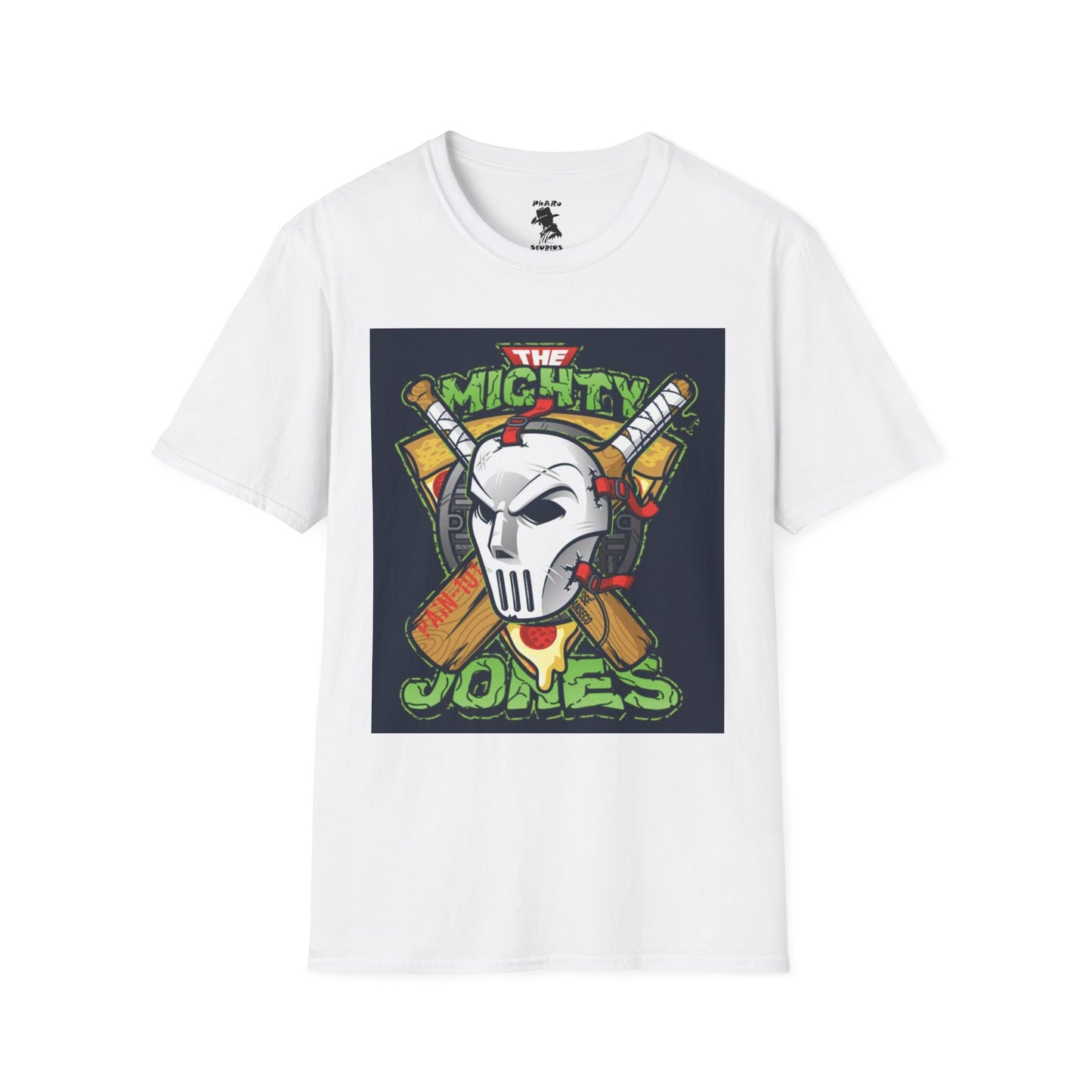 Mighty Jones Graphic T-Shirt - Unisex Softstyle Tee