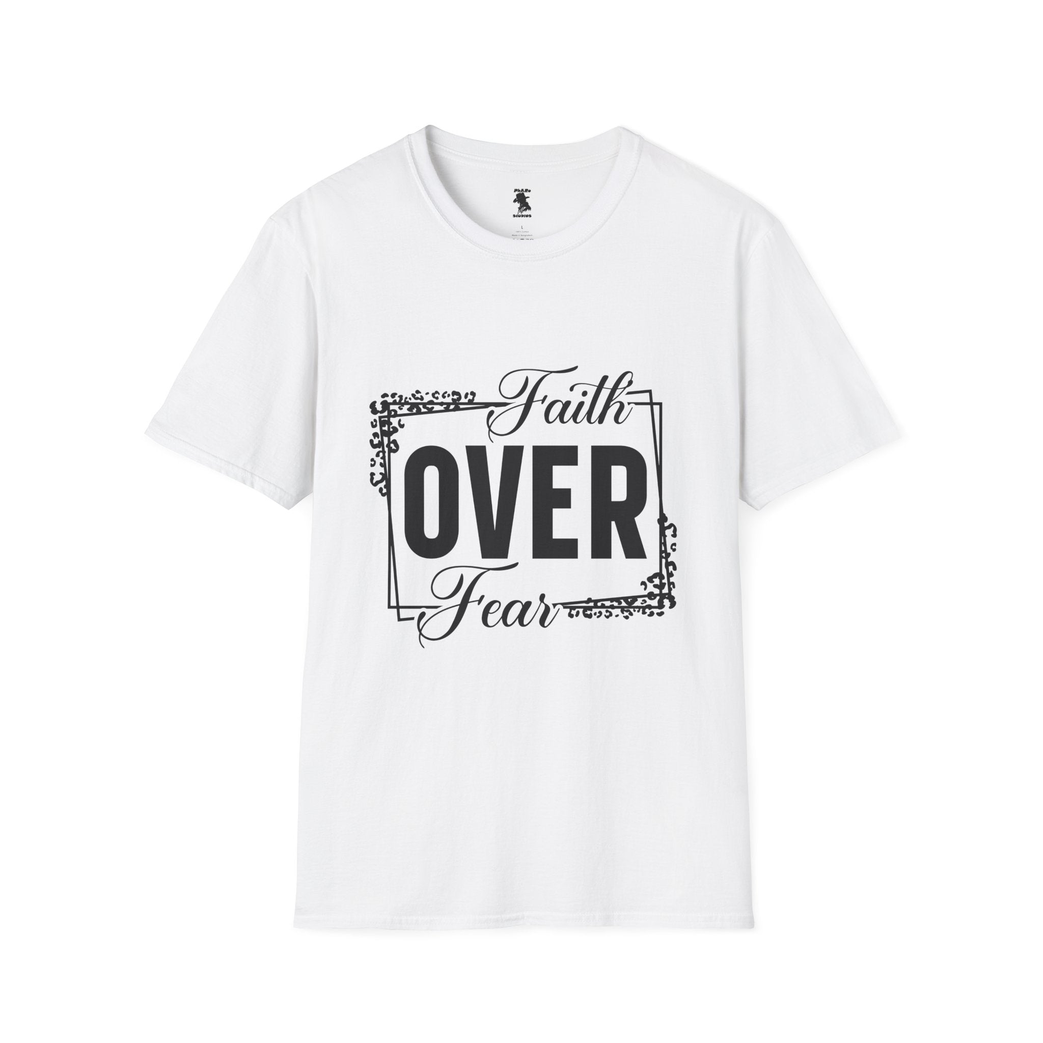 Faith Over Fear Unisex Softstyle T-Shirt - Inspirational Graphic Tee