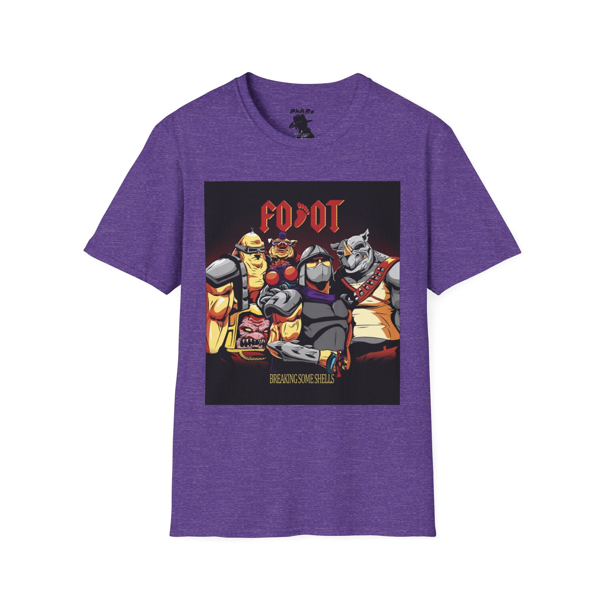 Fun Retro Graphic T-Shirt - 'Breaking Some Skulls' Design