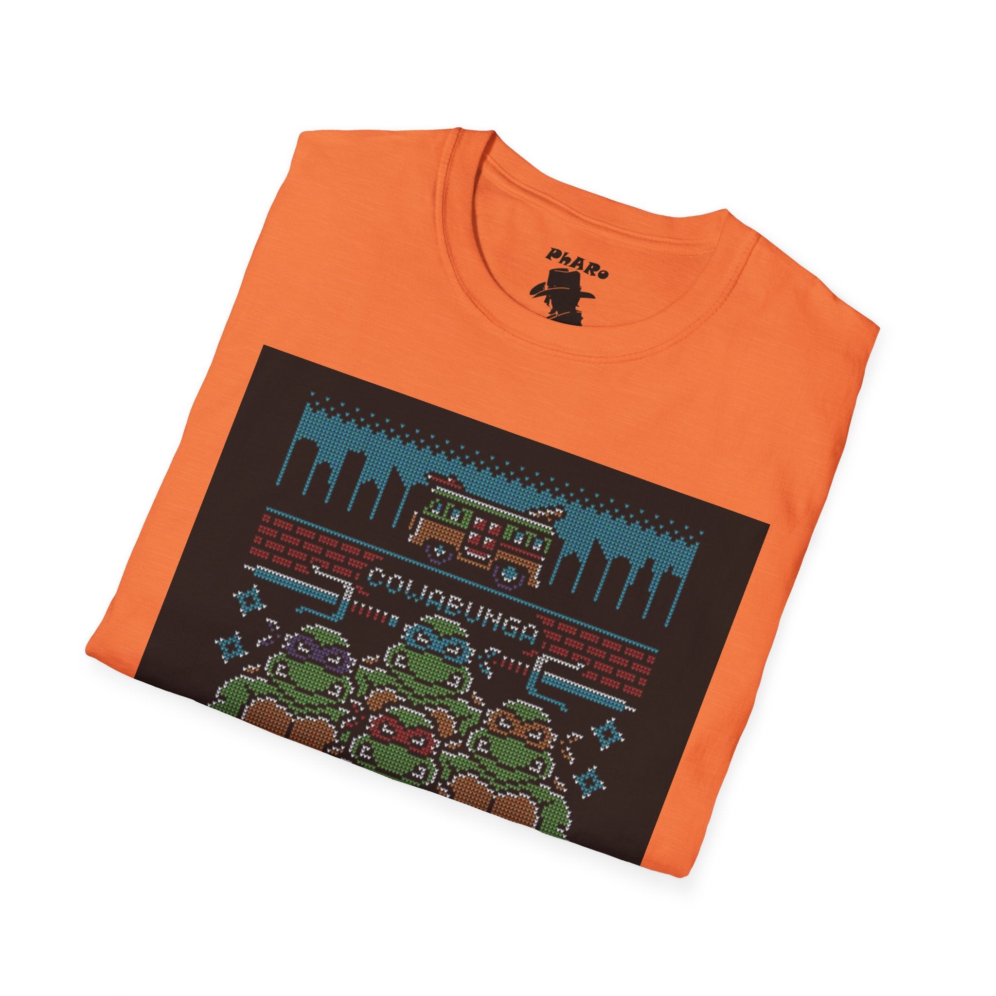 Retro Gaming T-Shirt - Nostalgic Pizza Party Design
