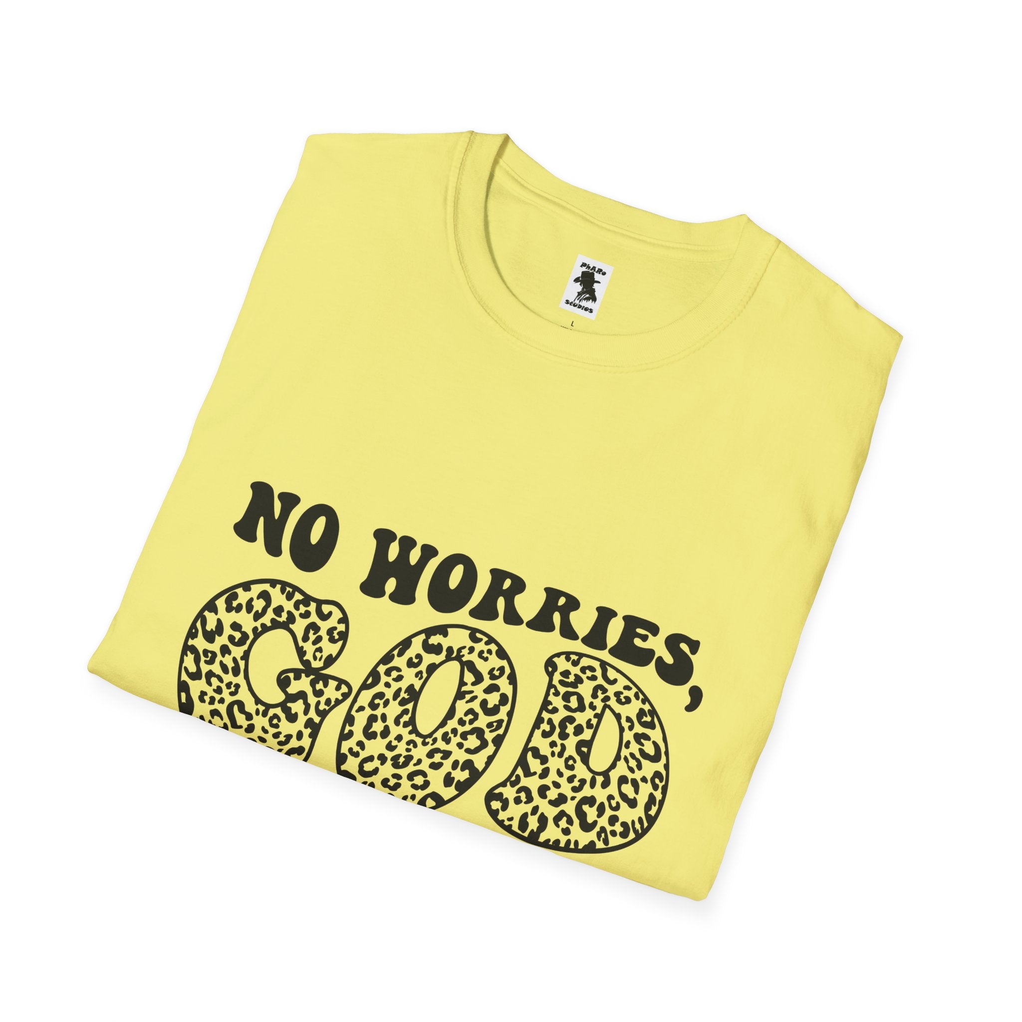 Inspirational Unisex Softstyle T-Shirt | "No Worries, God Got Me"