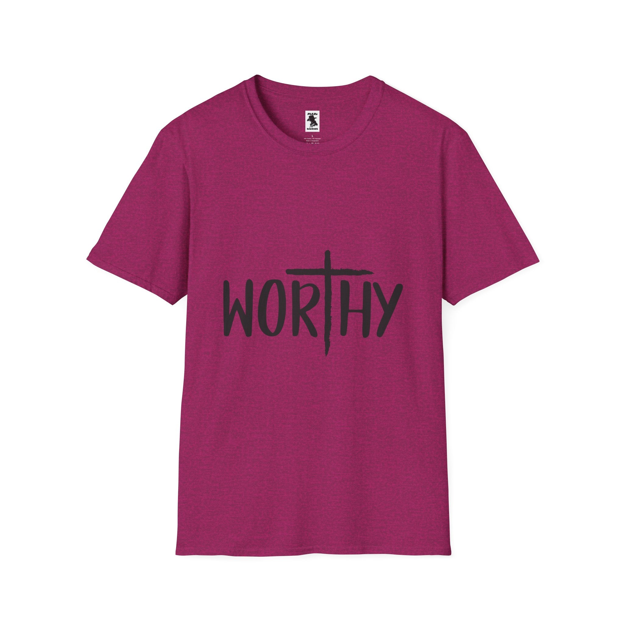 Worthy Unisex Softstyle T-Shirt - Faith-Inspired Apparel for Everyday Empowerment