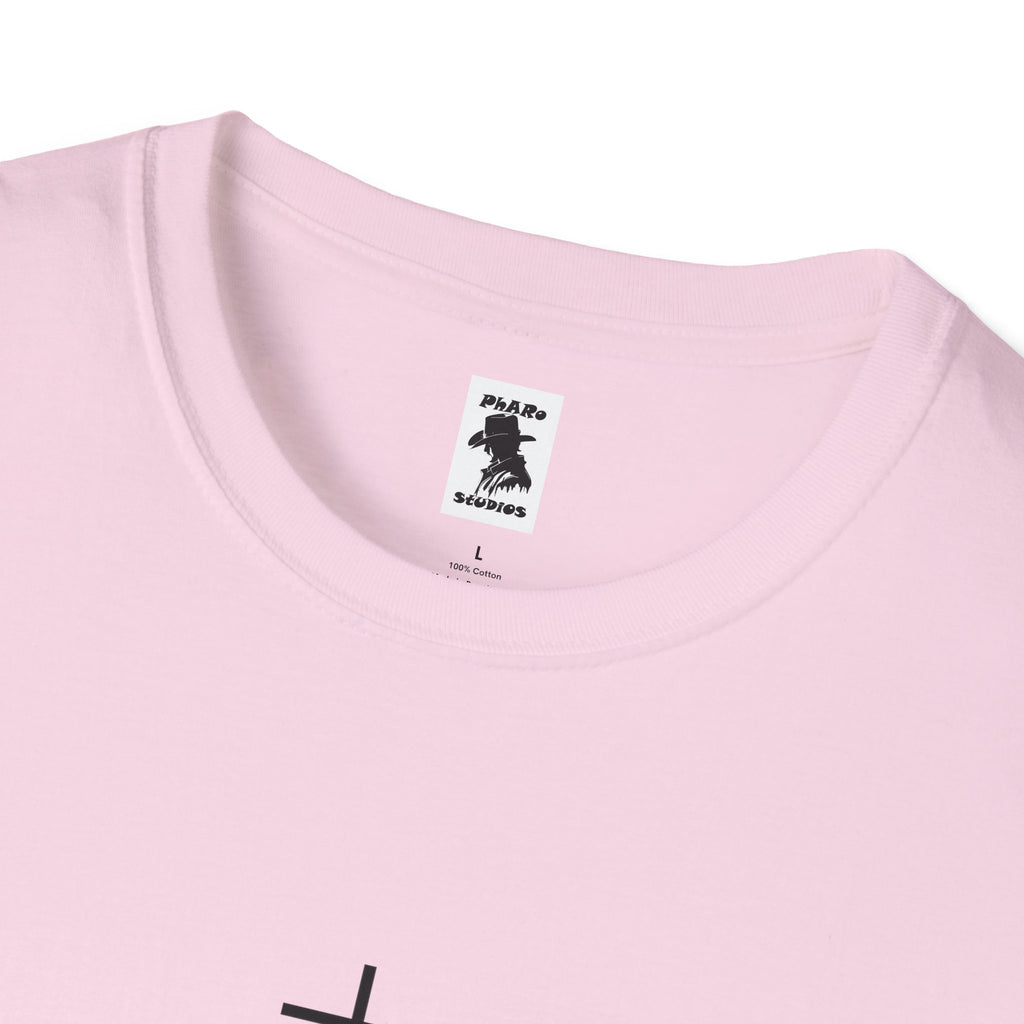 Inspirational Faith Unisex Softstyle T-Shirt - Look Back and Thank God, Look Forward and Trust God