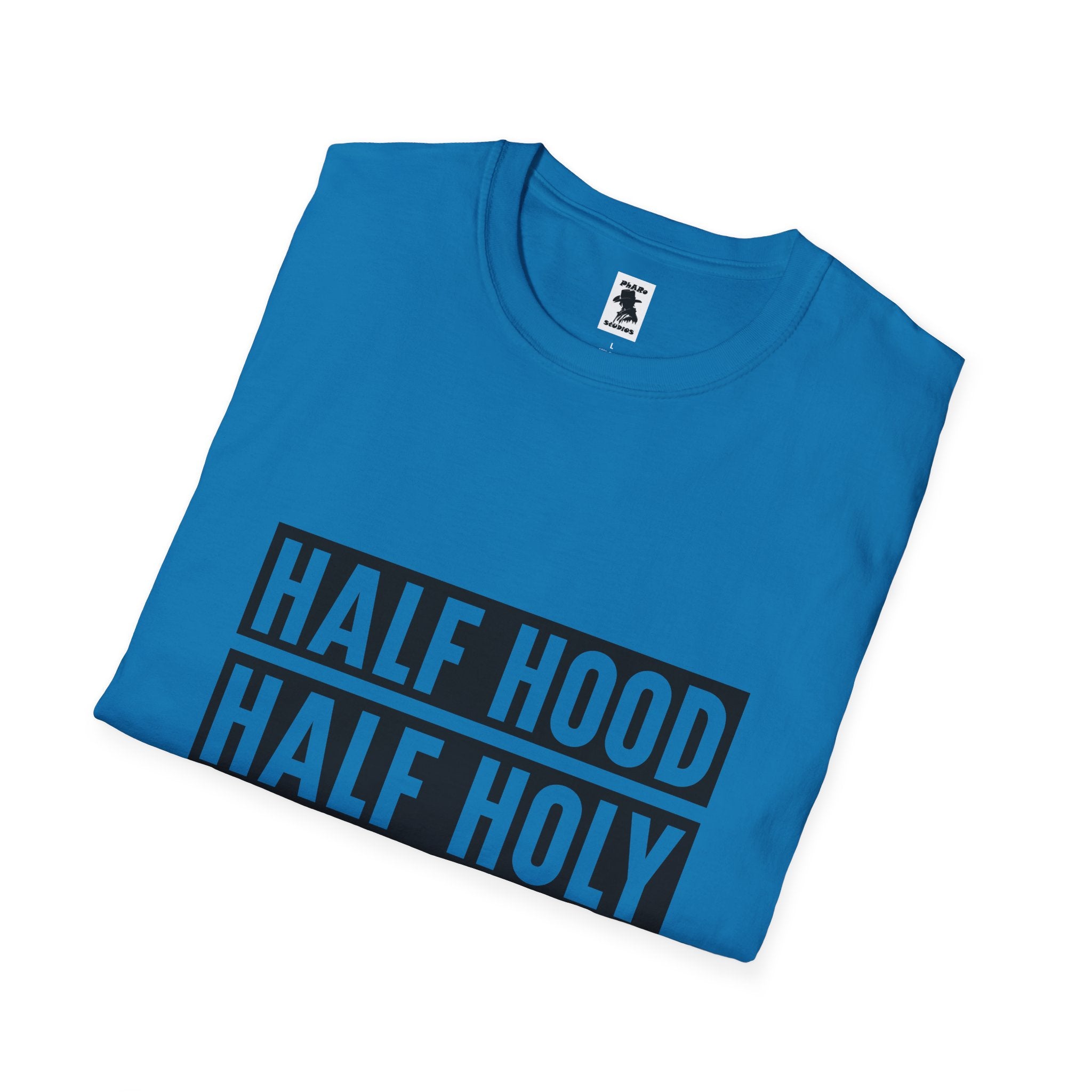 Half Hood Half Holy Unisex Softstyle T-Shirt - Pray with Me Graphic Tee