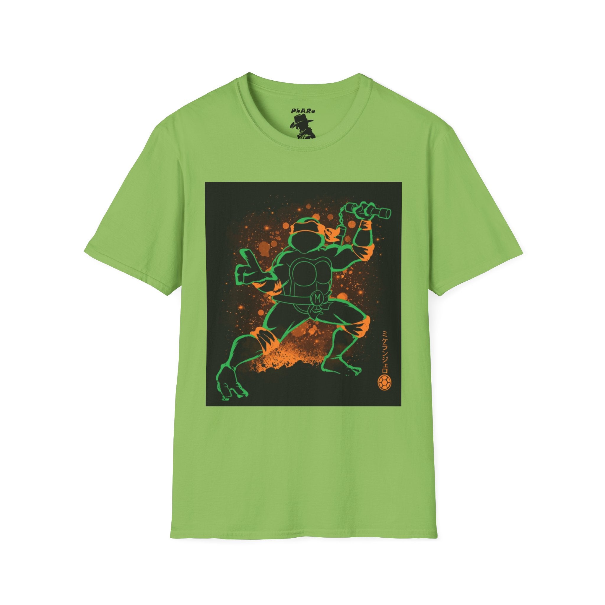 Vintage Graphic Unisex T-Shirt - Cool Green Ninja Design