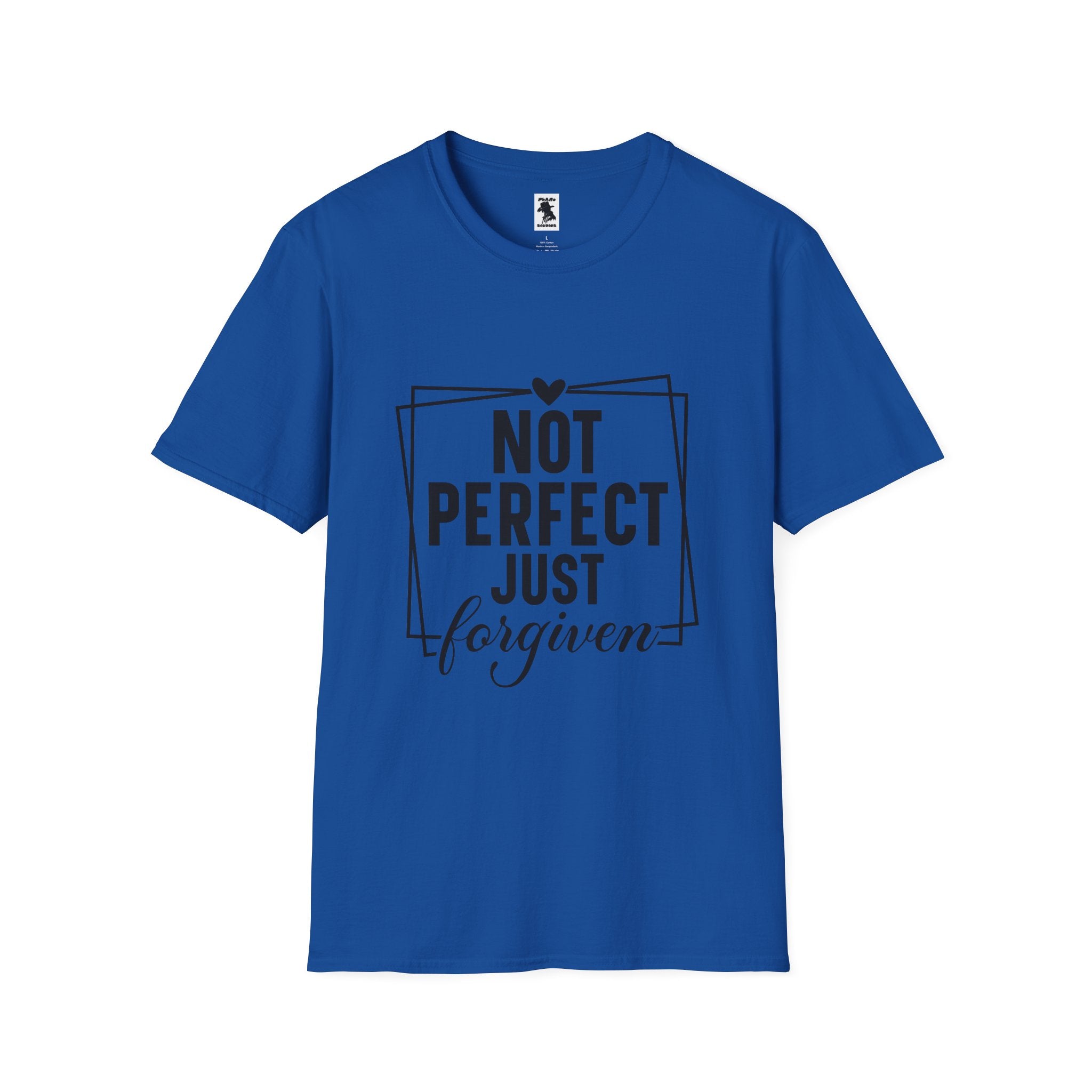 Unisex Softstyle T-Shirt - 'Not Perfect Just Forgiven' Inspirational Tee