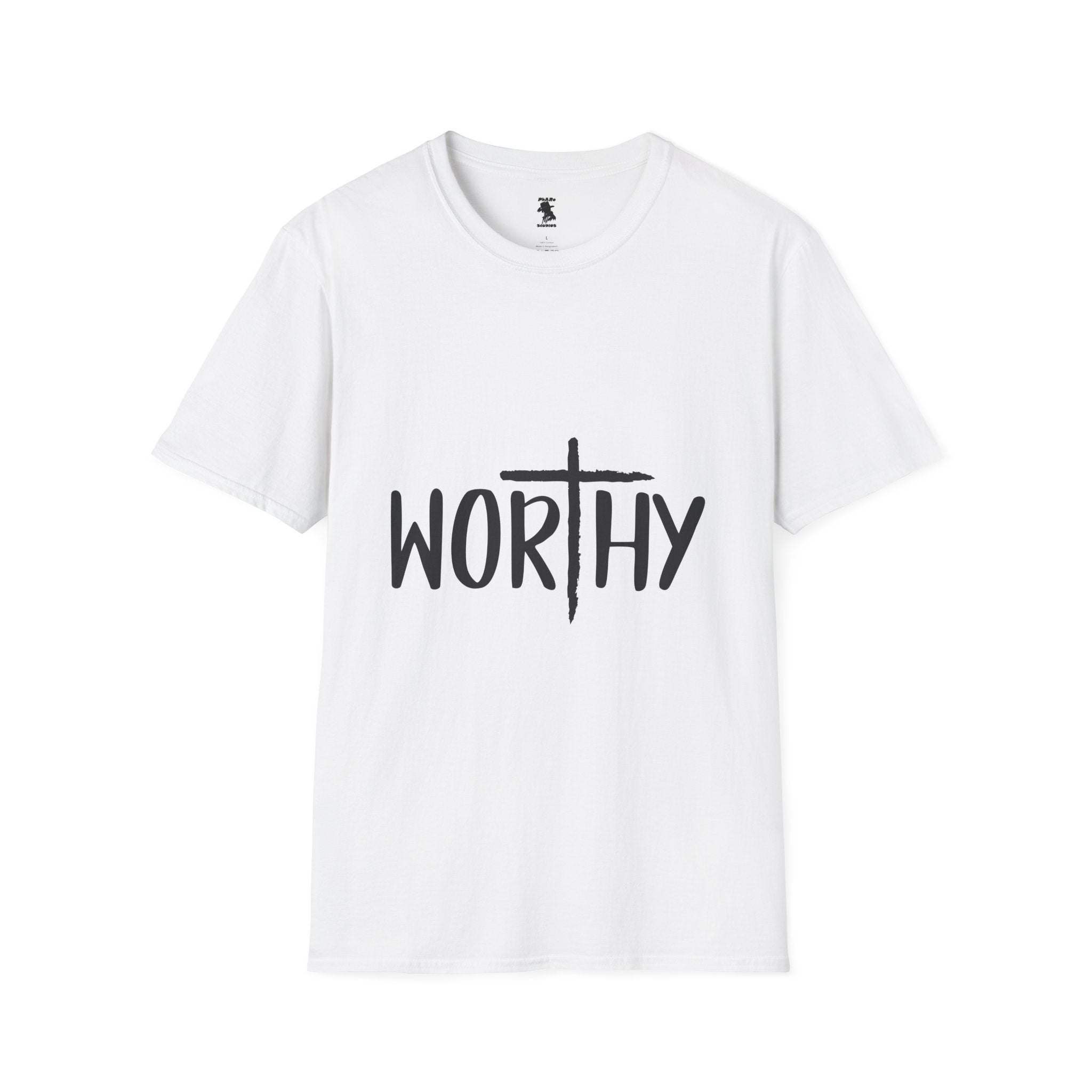 Worthy Unisex Softstyle T-Shirt - Faith-Inspired Apparel for Everyday Empowerment