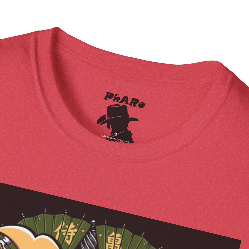 Unisex Softstyle T-Shirt - Vibrant Samurai Design