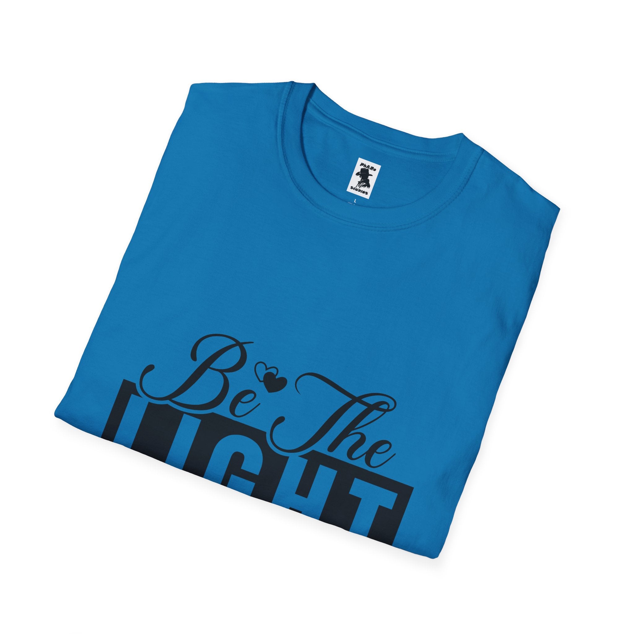 Inspirational Unisex Softstyle T-Shirt - 'Be The Light' Matthew 5:14