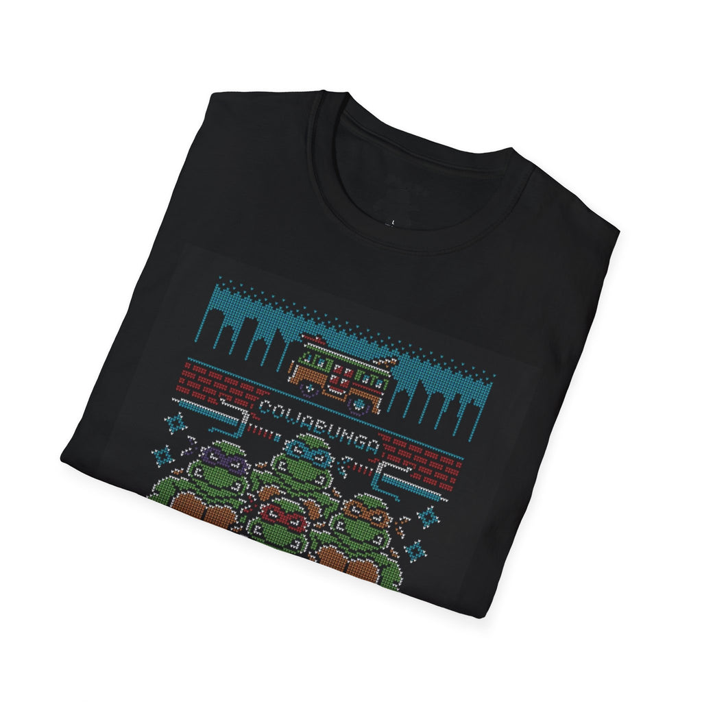 Retro Gaming T-Shirt - Nostalgic Pizza Party Design
