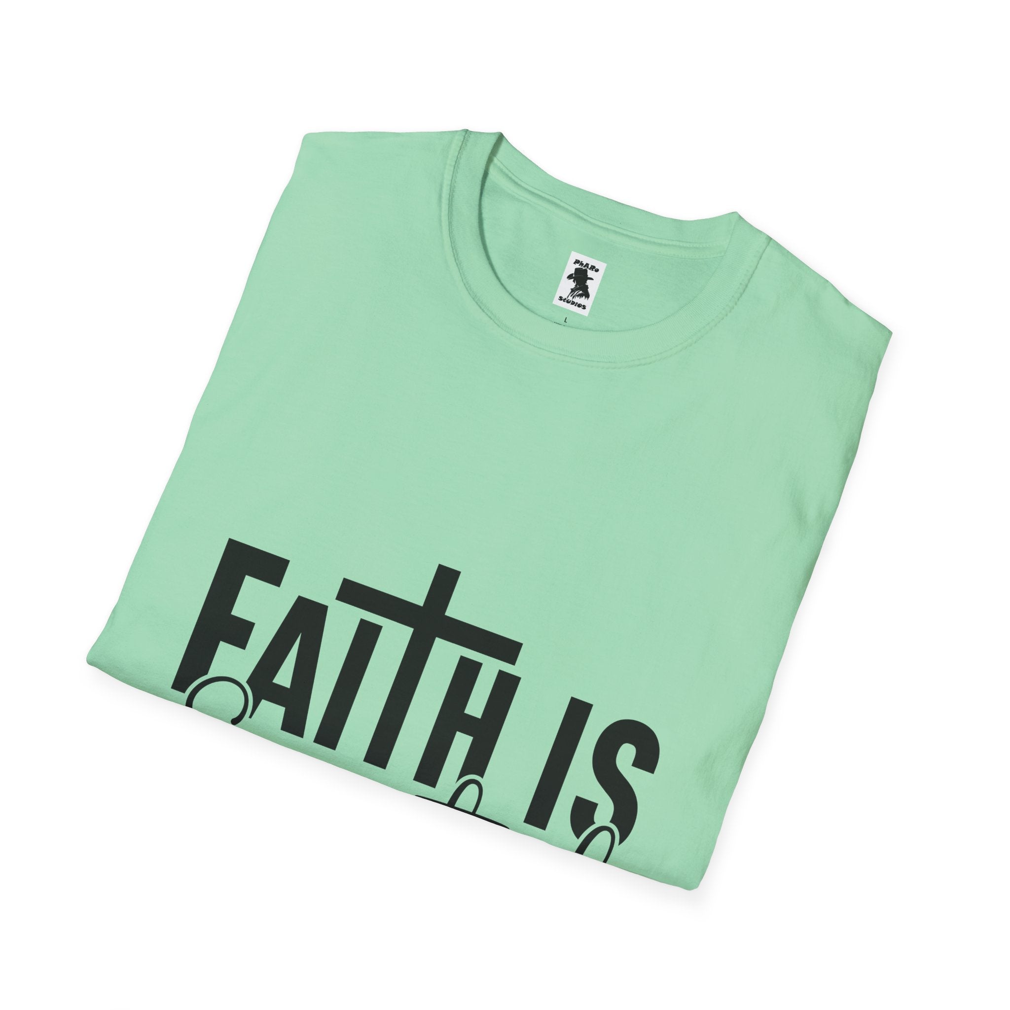 Faith is Essential Unisex Softstyle T-Shirt | Inspirational Tee for Everyday Wear