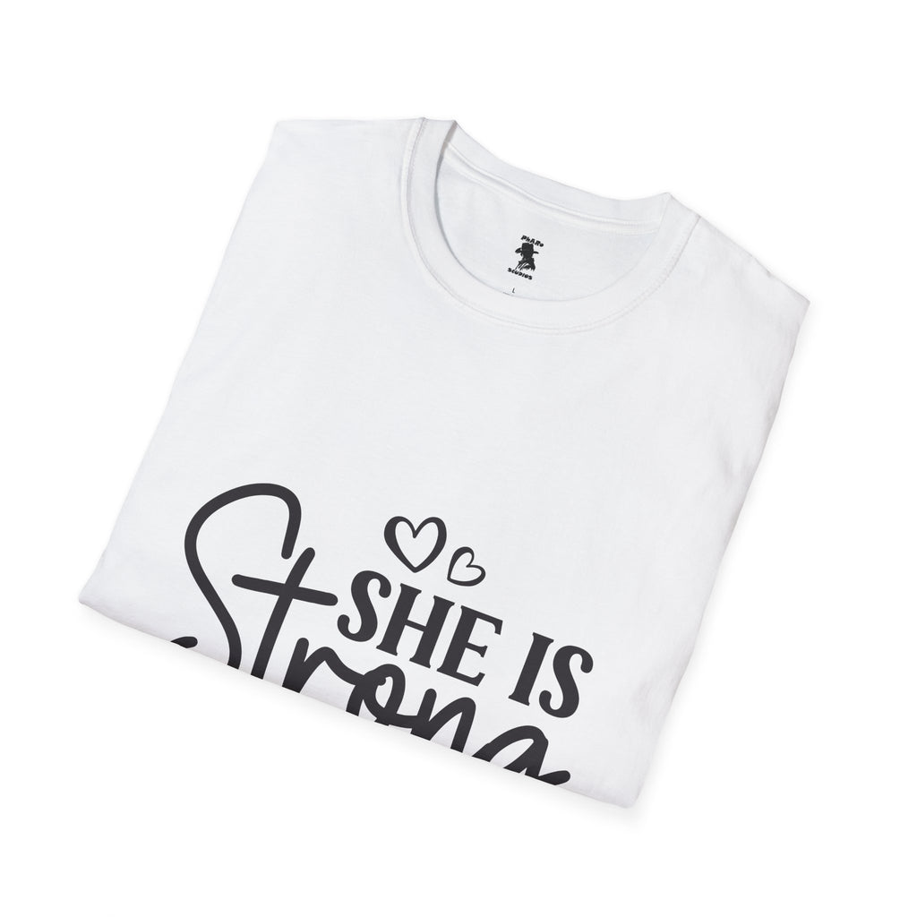 She Is Strong Proverbs 31:25 Unisex Softstyle T-Shirt