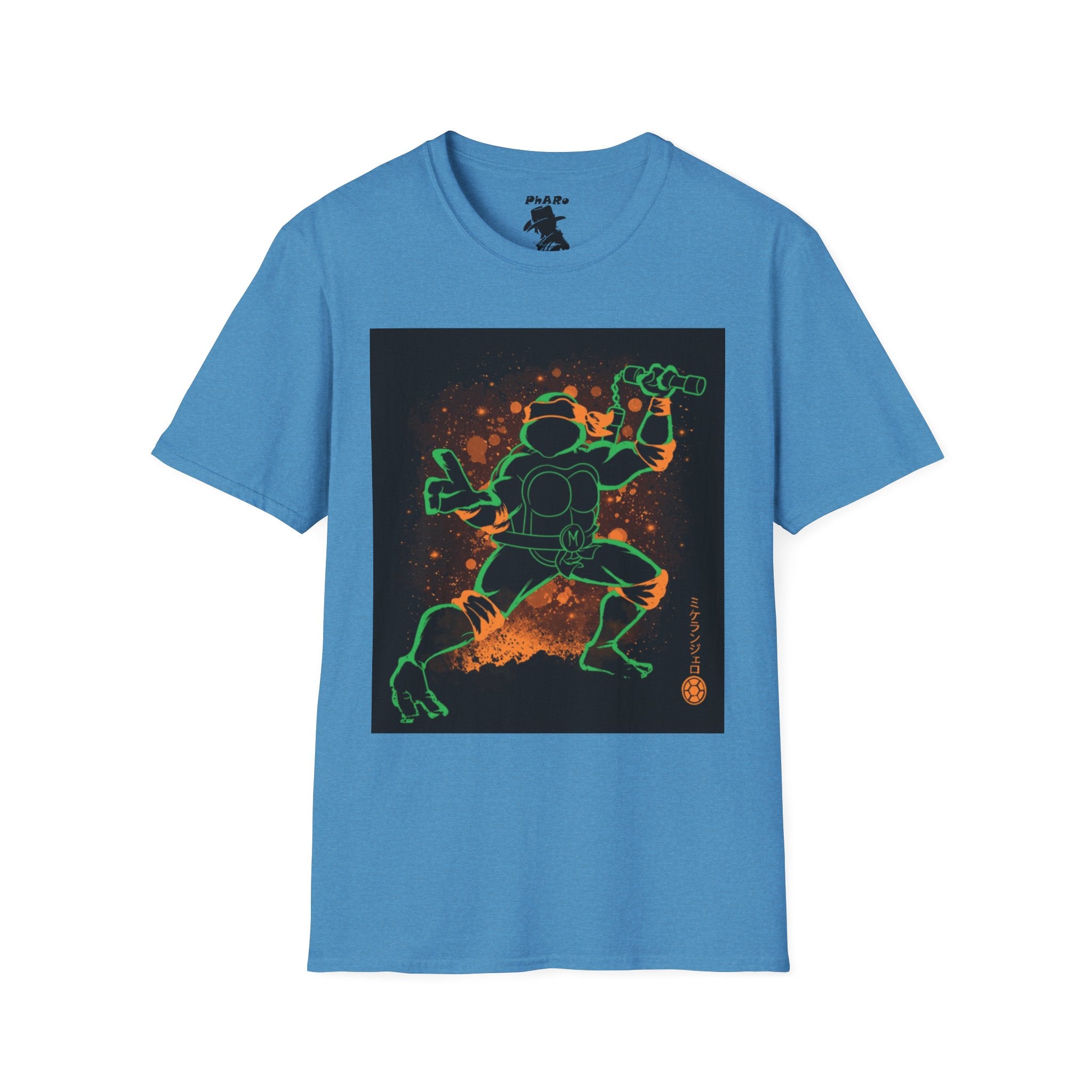 Vintage Graphic Unisex T-Shirt - Cool Green Ninja Design