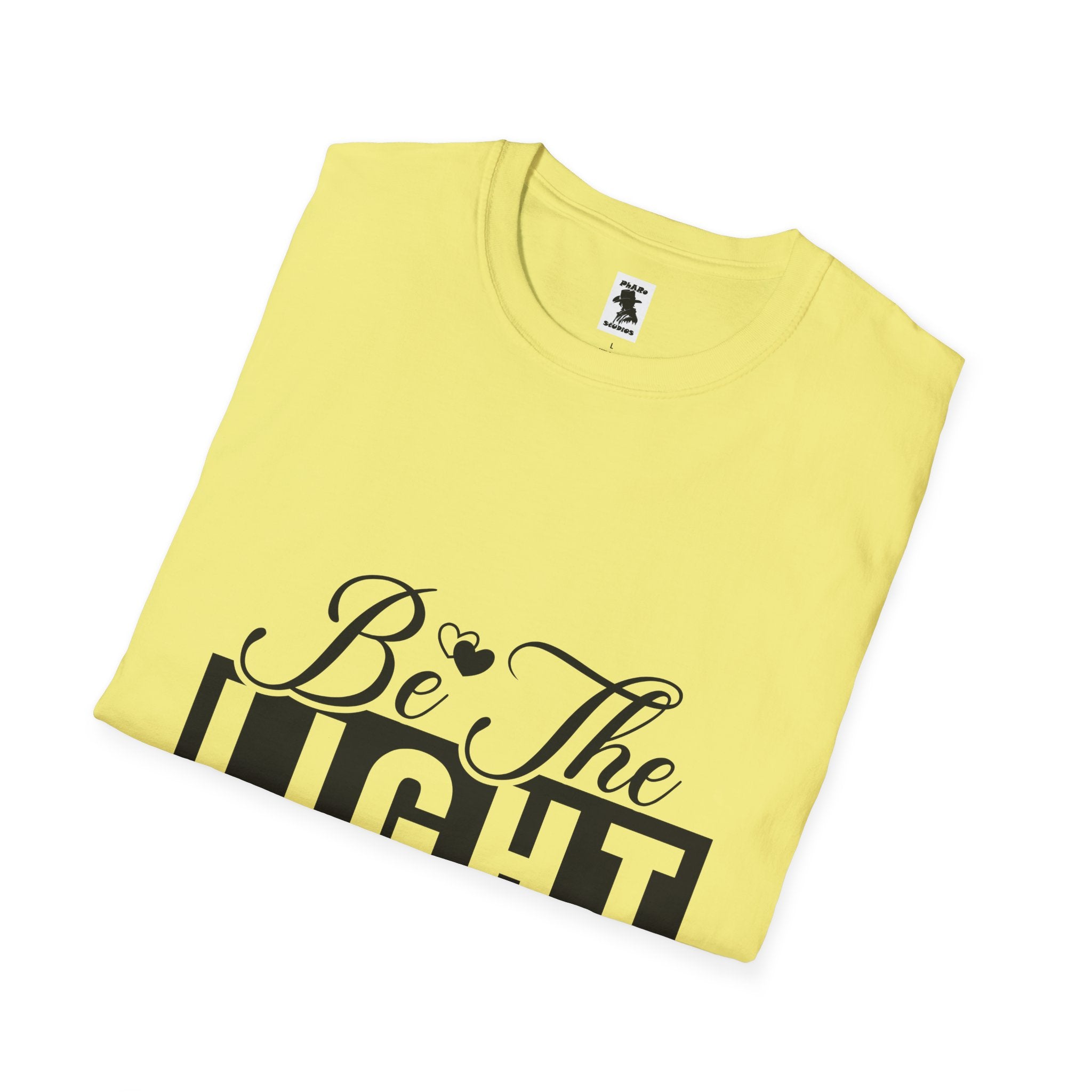 Inspirational Unisex Softstyle T-Shirt - 'Be The Light' Matthew 5:14