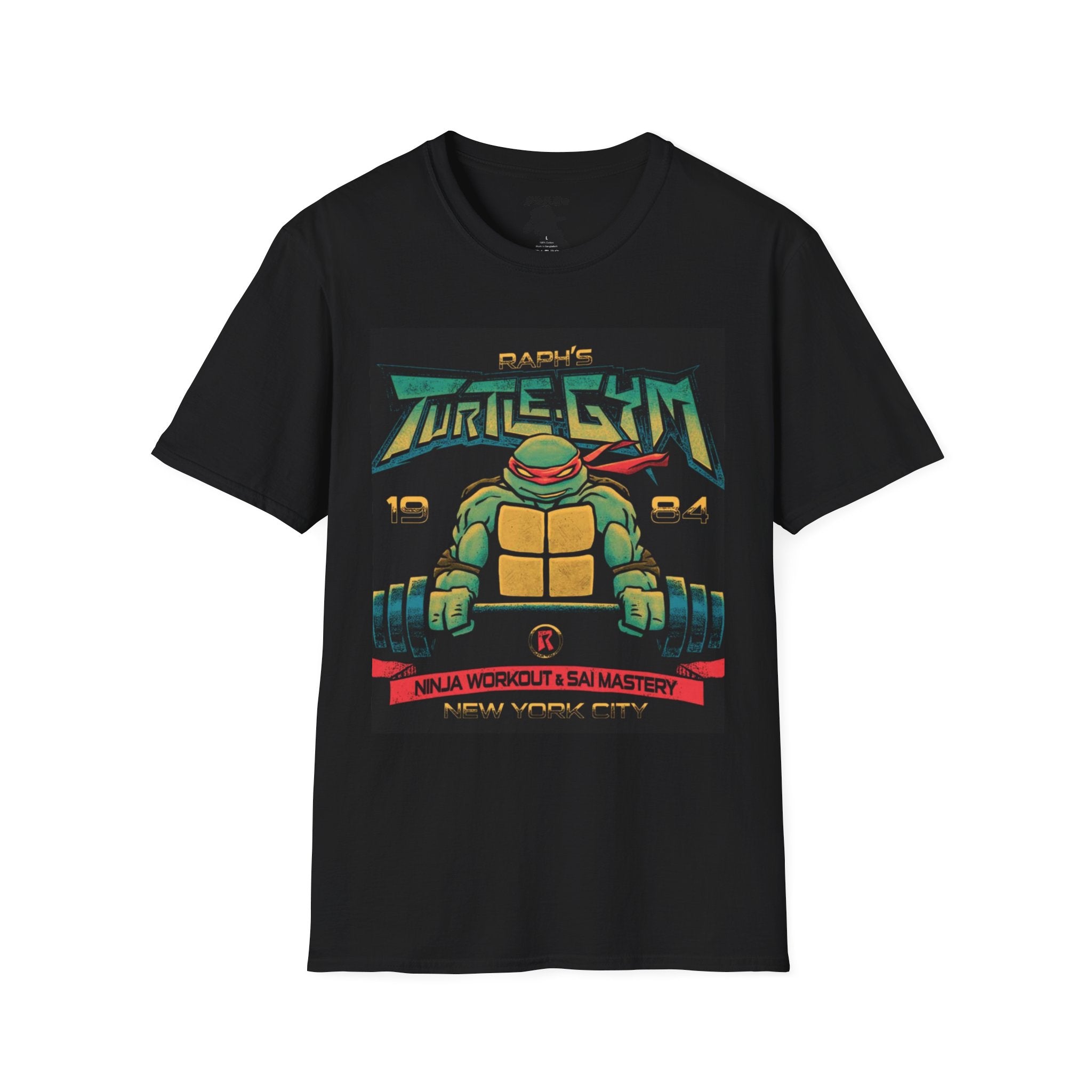 Retro Ninja Gym T-Shirt - 80s Inspired Graphic Tee