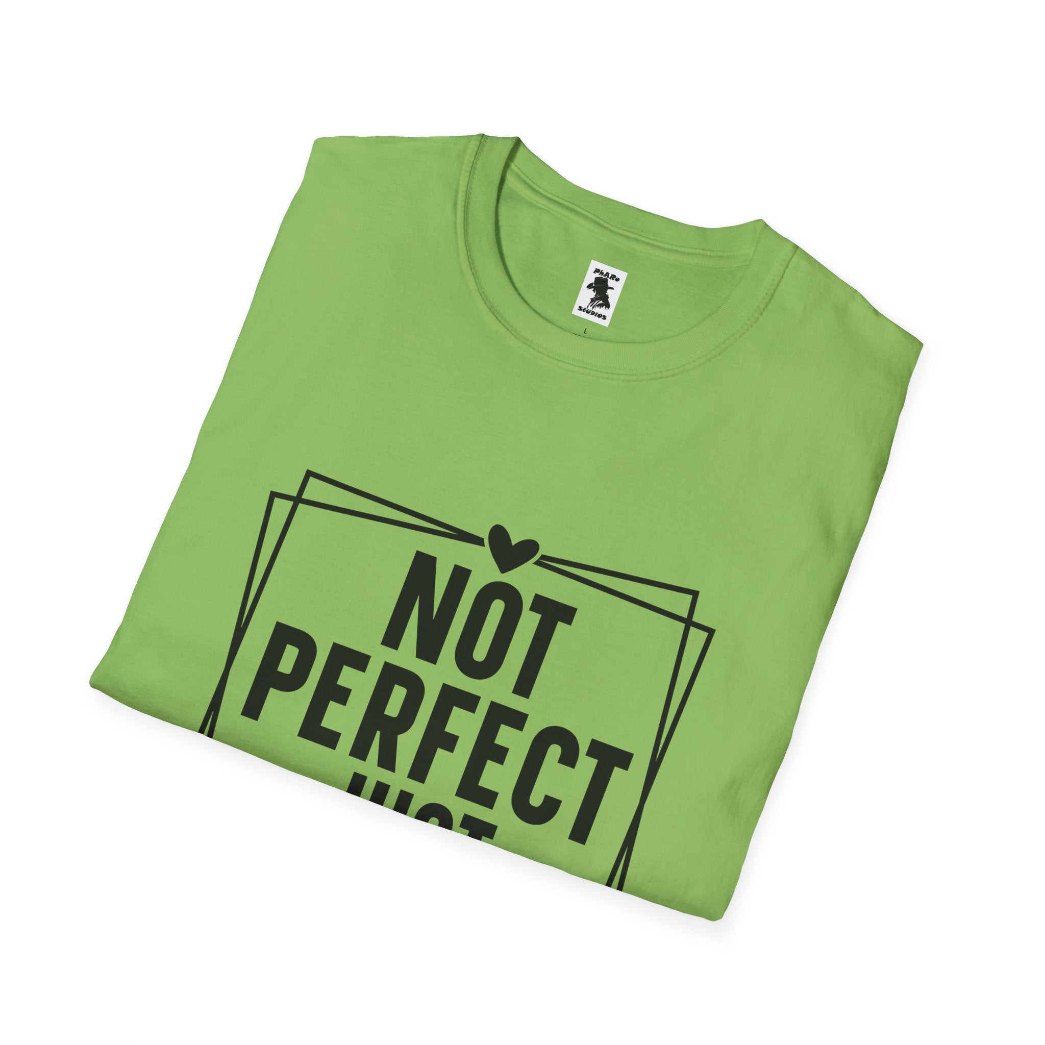 Unisex Softstyle T-Shirt - 'Not Perfect Just Forgiven' Inspirational Tee