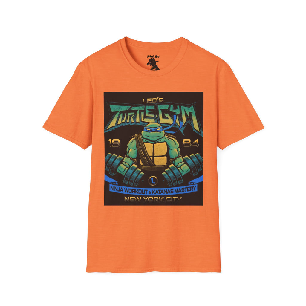 Ninja Workout T-Shirt - Turtle Gym Design