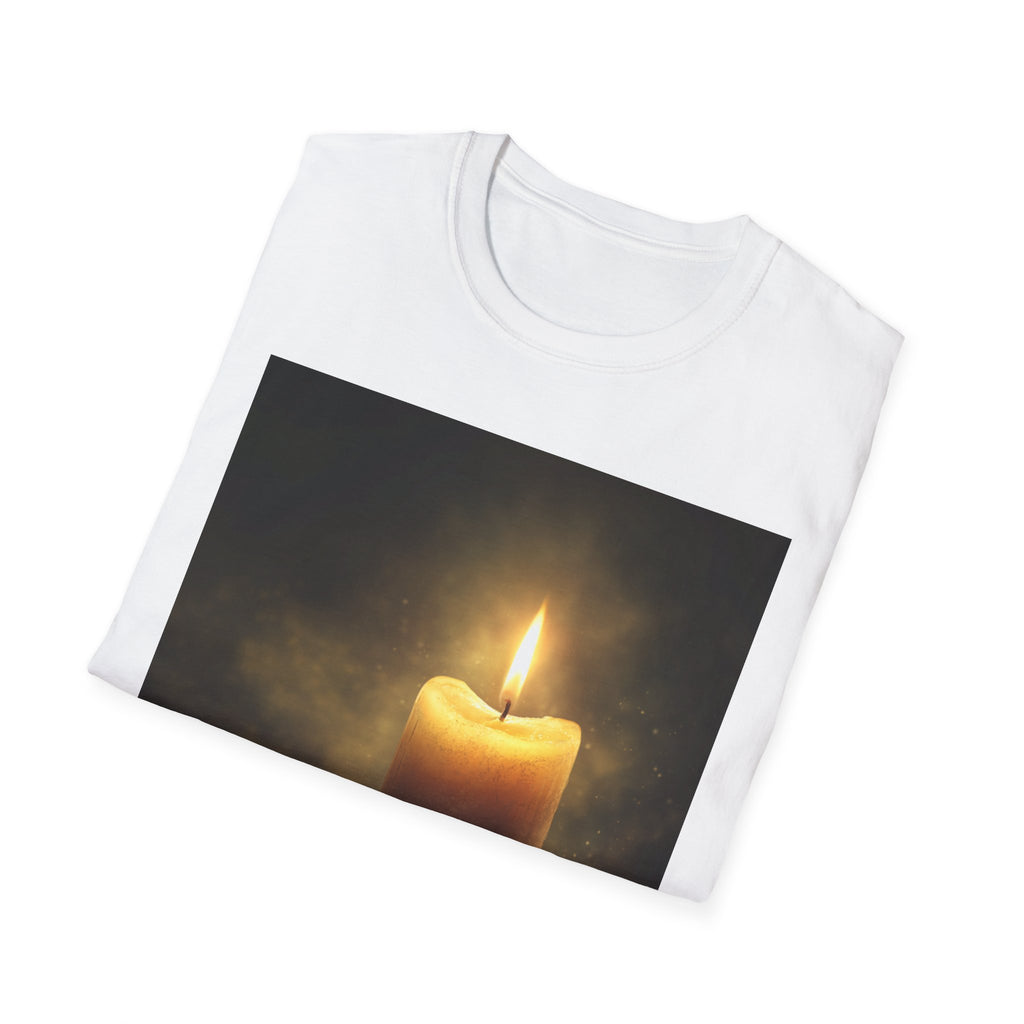 Lightbearer Unisex T-Shirt, Cozy Gift for Home Lovers, Relaxing Aesthetic Apparel, Perfect for Birthdays, Meditation, or Home Decor