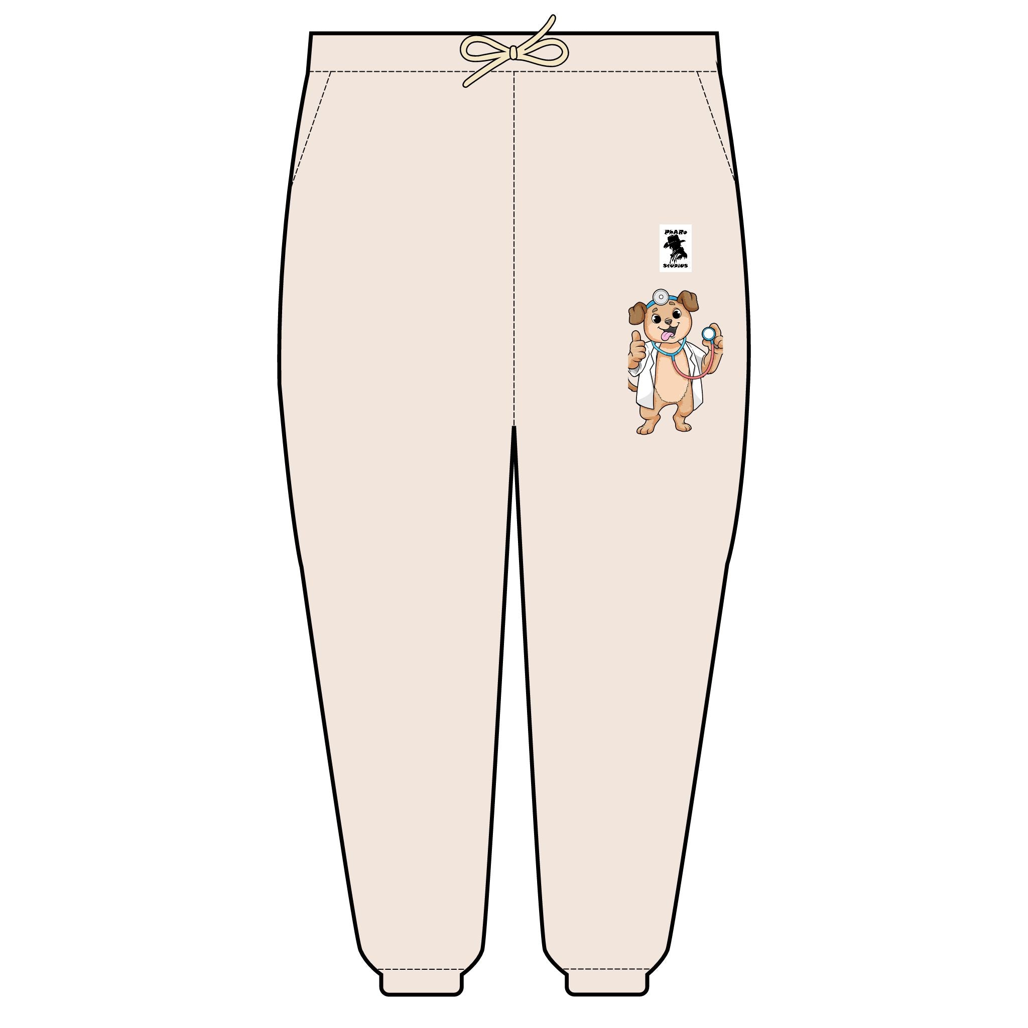 G.G. & Friends-Dr Max-Unisex Lightweight Fleece Joggers