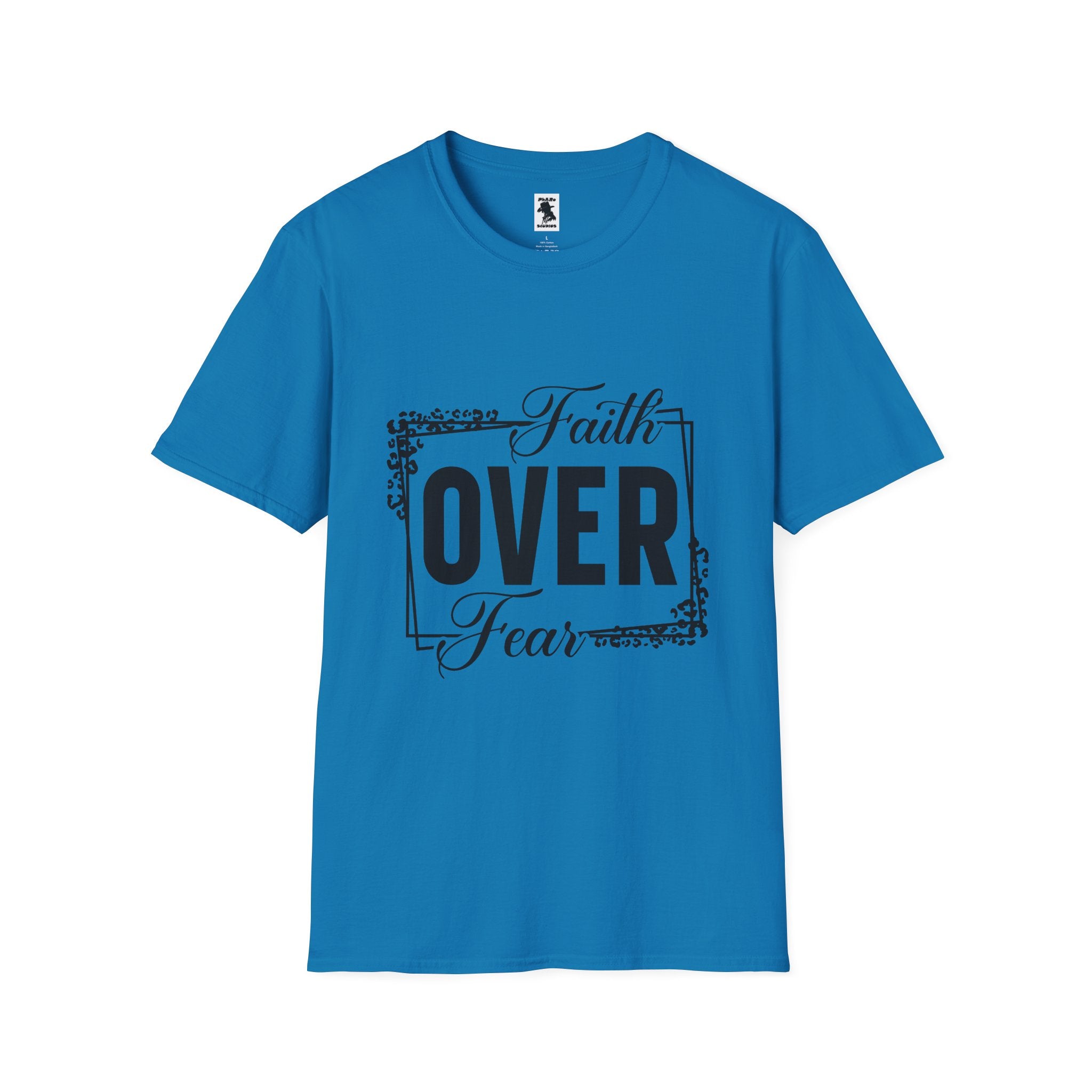 Faith Over Fear Unisex Softstyle T-Shirt - Inspirational Graphic Tee