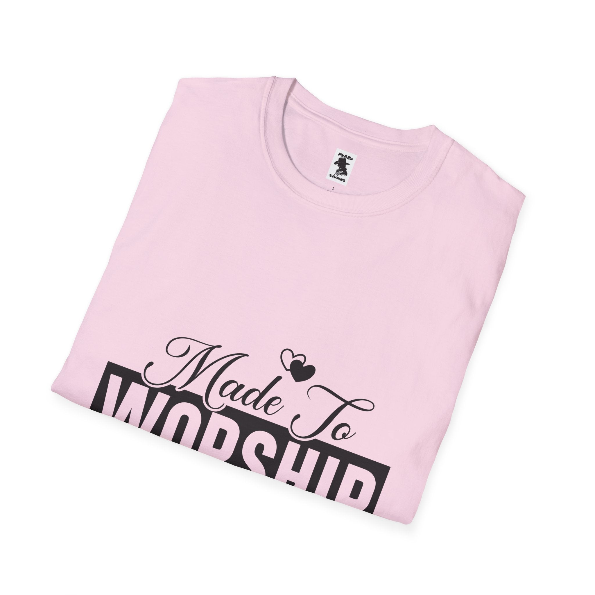 Made To Worship T-Shirt - Unisex Softstyle Tee for Faith and Praise