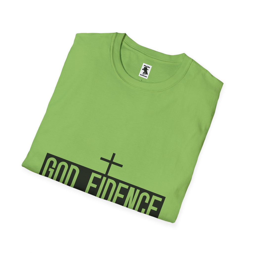 Faith-Inspired Unisex Softstyle T-Shirt - "Godfidence" Motivational Tee