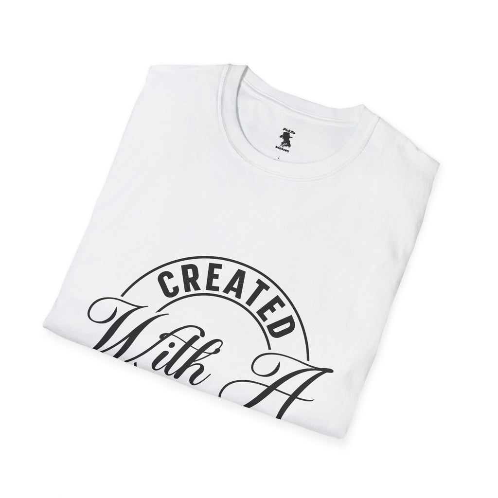 Inspirational Unisex Softstyle T-Shirt - 'Created With A Purpose'