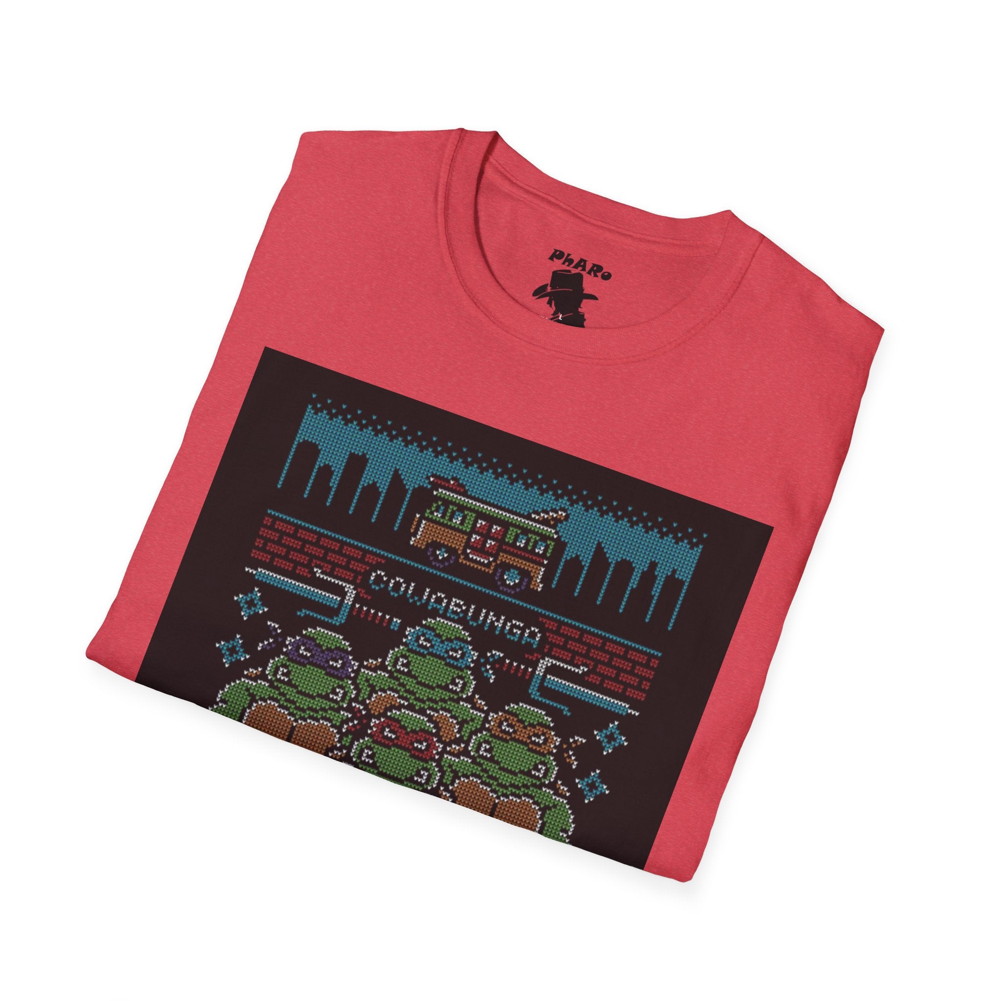 Retro Gaming T-Shirt - Nostalgic Pizza Party Design