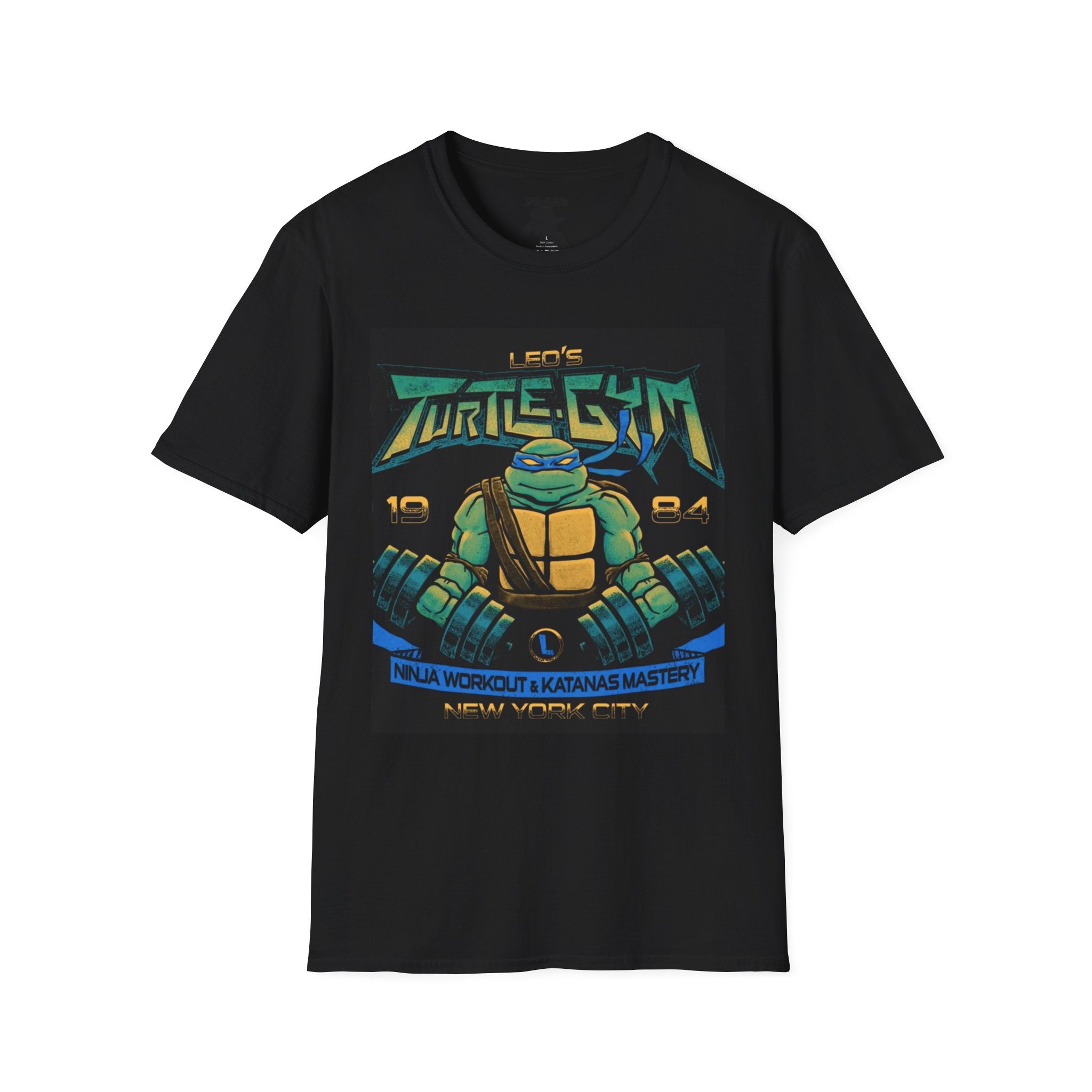 Ninja Workout T-Shirt - Turtle Gym Design