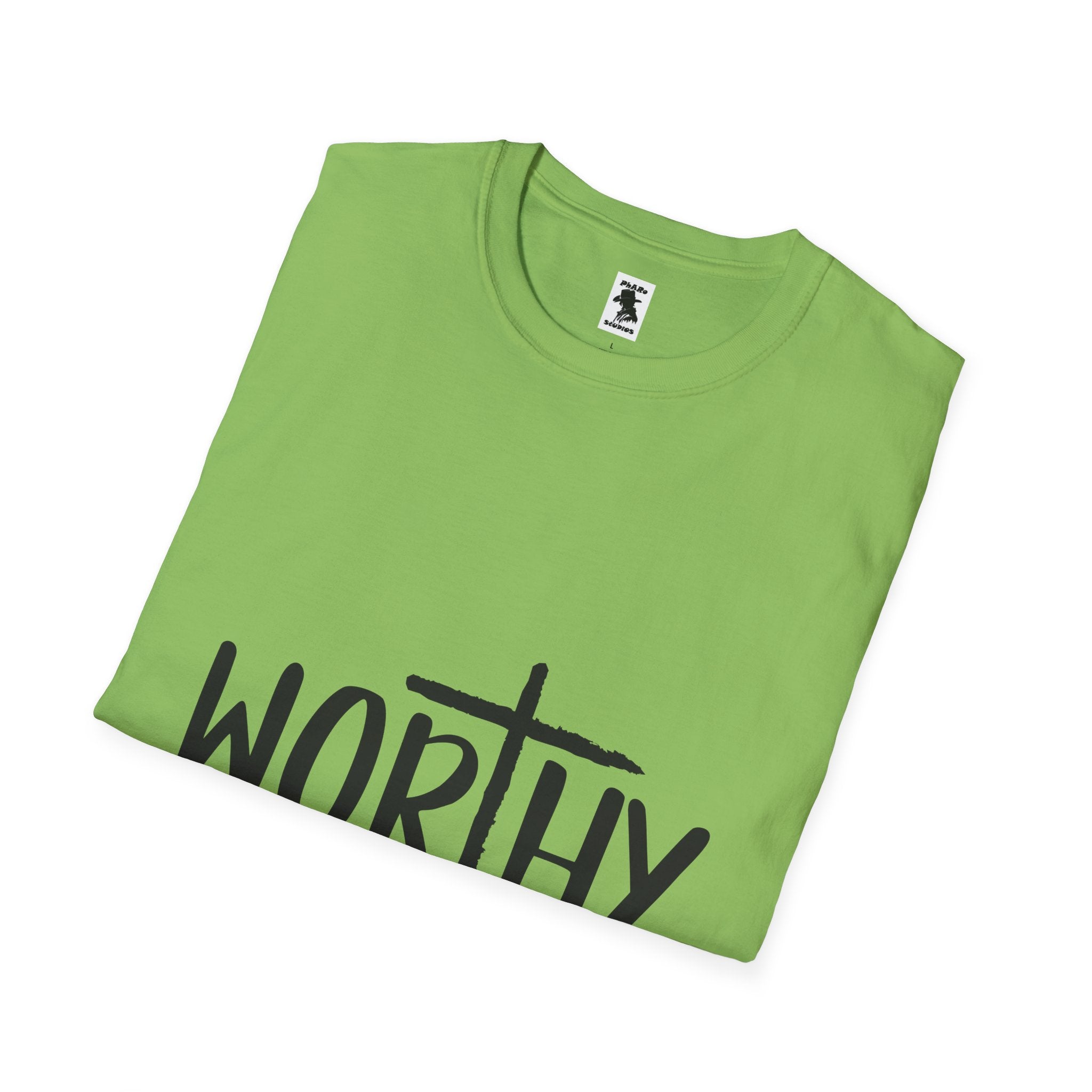 Worthy Unisex Softstyle T-Shirt - Faith-Inspired Apparel for Everyday Empowerment