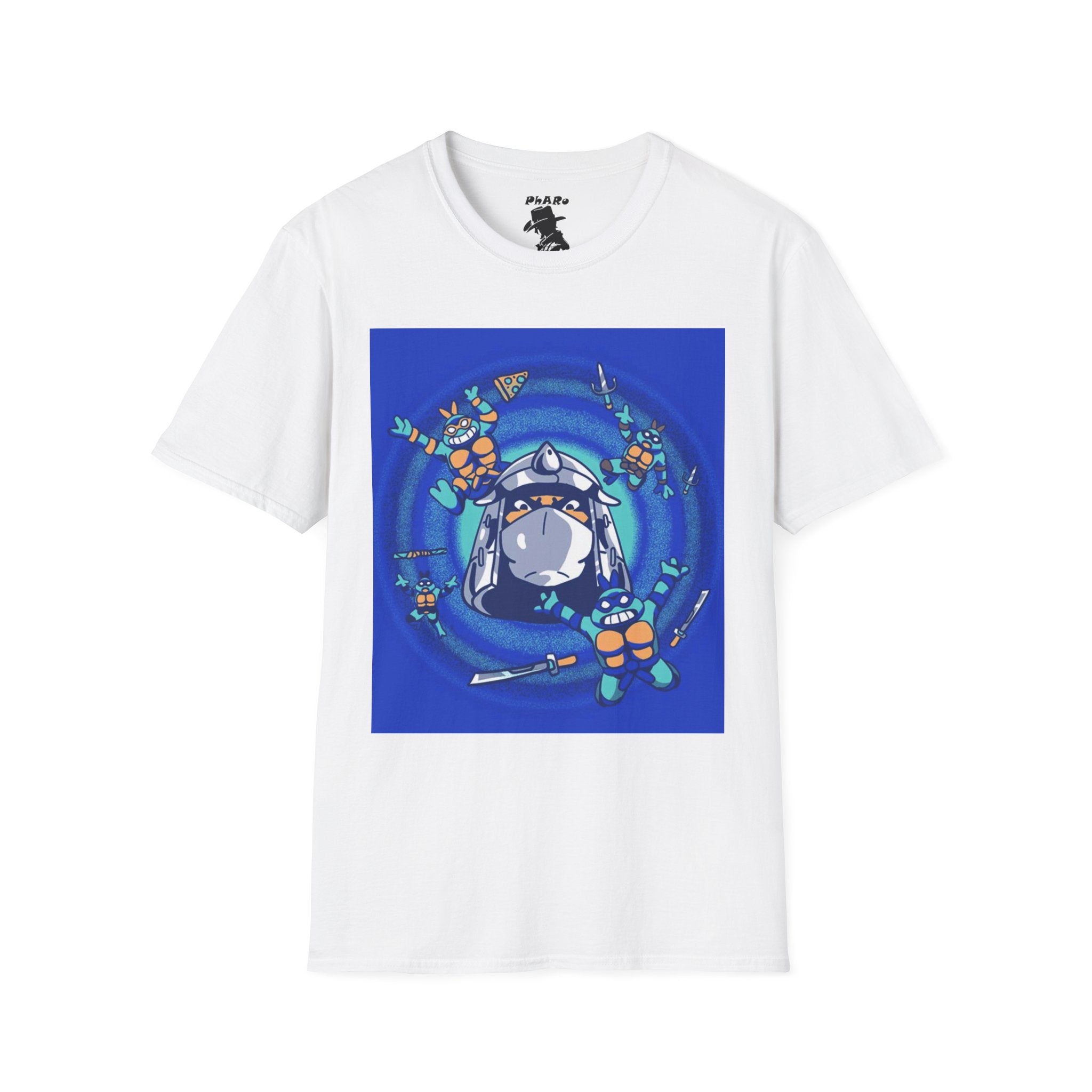 Whimsical TMNT Arcade Adventure Unisex Softstyle T-Shirt