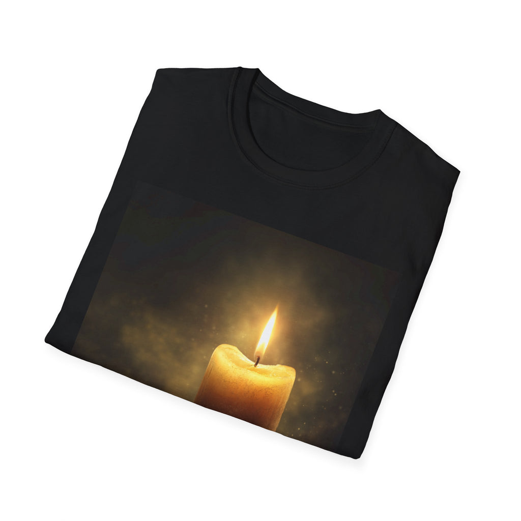 Lightbearer Unisex T-Shirt, Cozy Gift for Home Lovers, Relaxing Aesthetic Apparel, Perfect for Birthdays, Meditation, or Home Decor