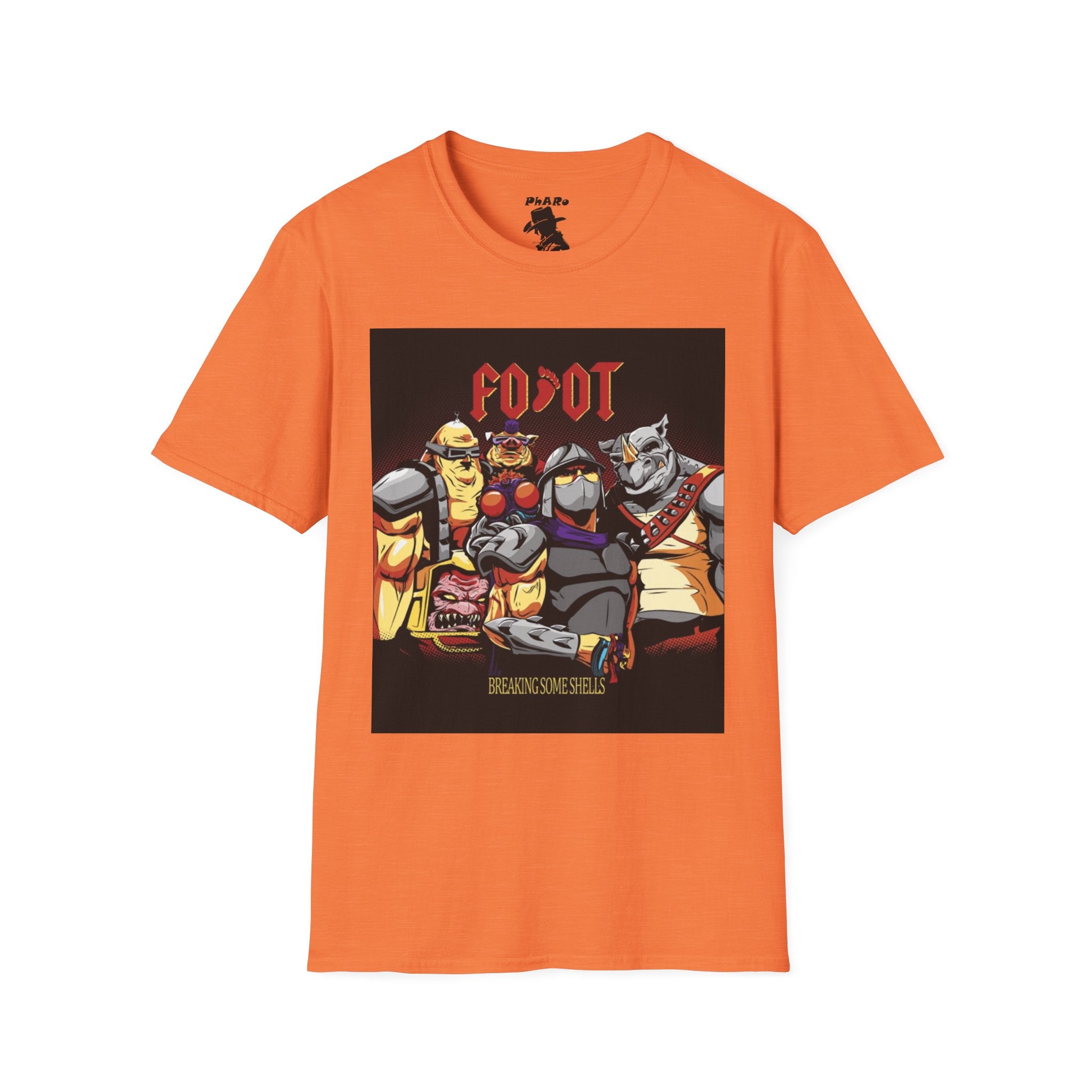 Fun Retro Graphic T-Shirt - 'Breaking Some Skulls' Design