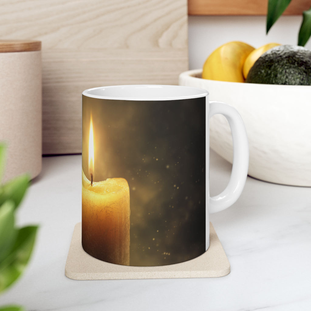Lightbearer Ceramic Mug, Cozy Drinkware, Perfect for Home Decor, Gift for Coffee Lovers, Warm Atmosphere, Relaxing Moments