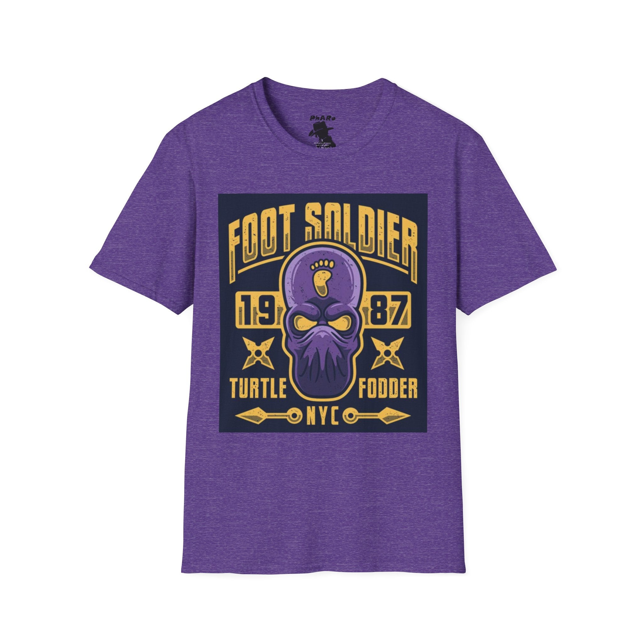 Foot Soldier Graphic Unisex T-Shirt - Vintage Style Turtle Fooder NYC Tee
