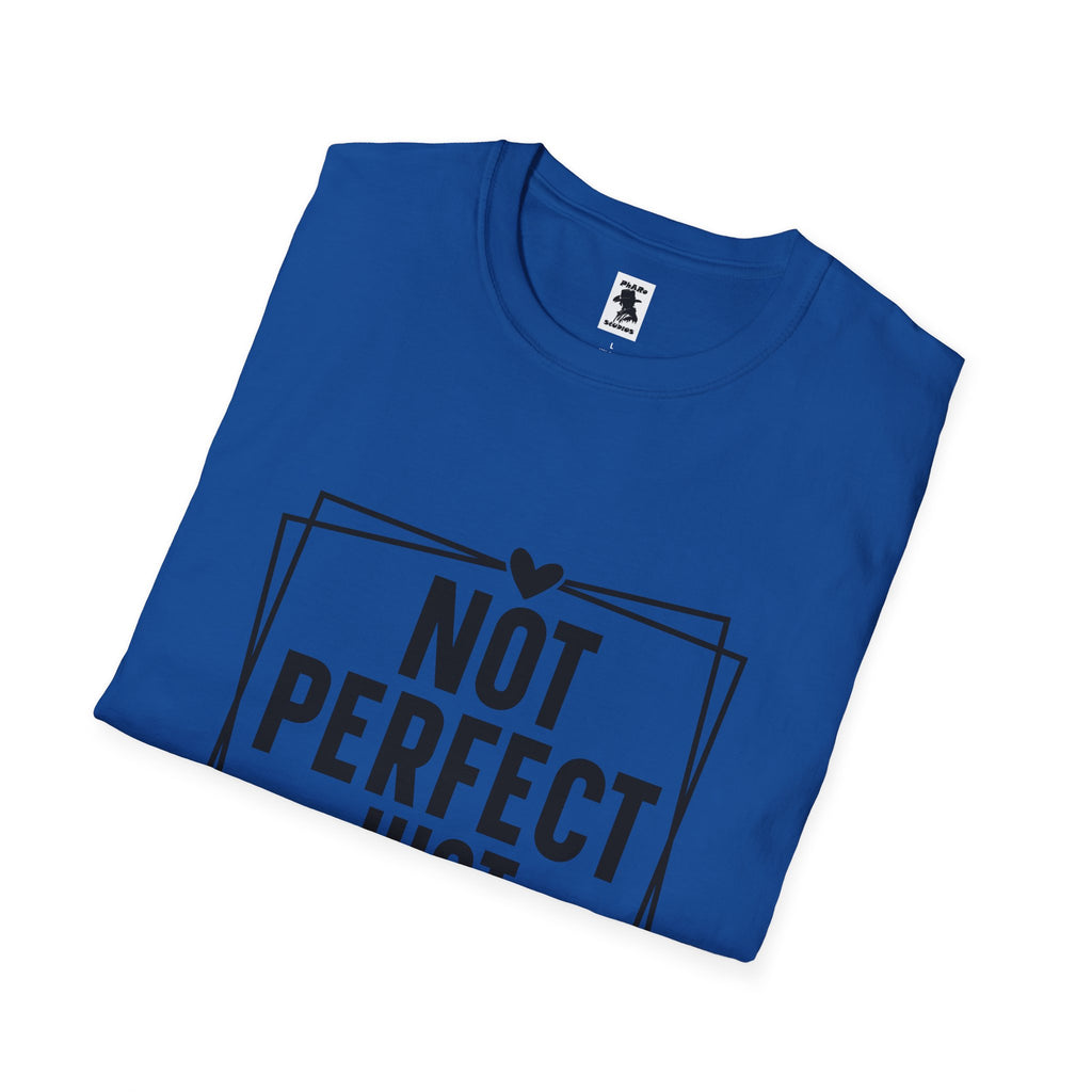 Unisex Softstyle T-Shirt - 'Not Perfect Just Forgiven' Inspirational Tee