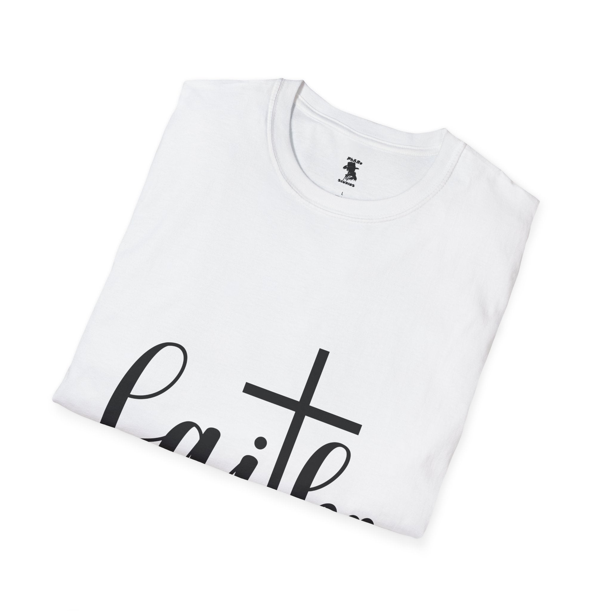 Faith Cross Unisex Softstyle T-Shirt | Inspirational Graphic Tee